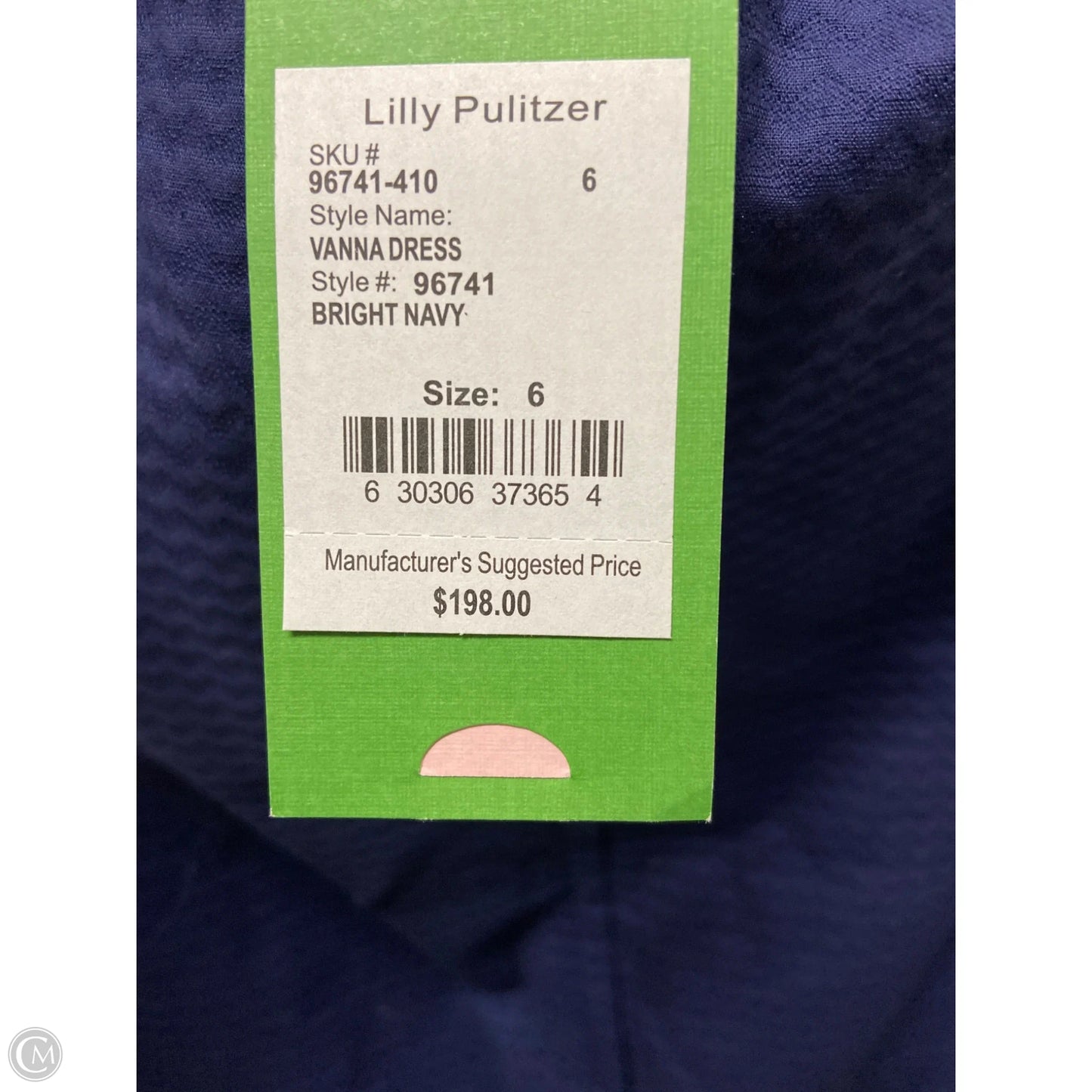 Dress Designer By Lilly Pulitzer In Navy, Size: S