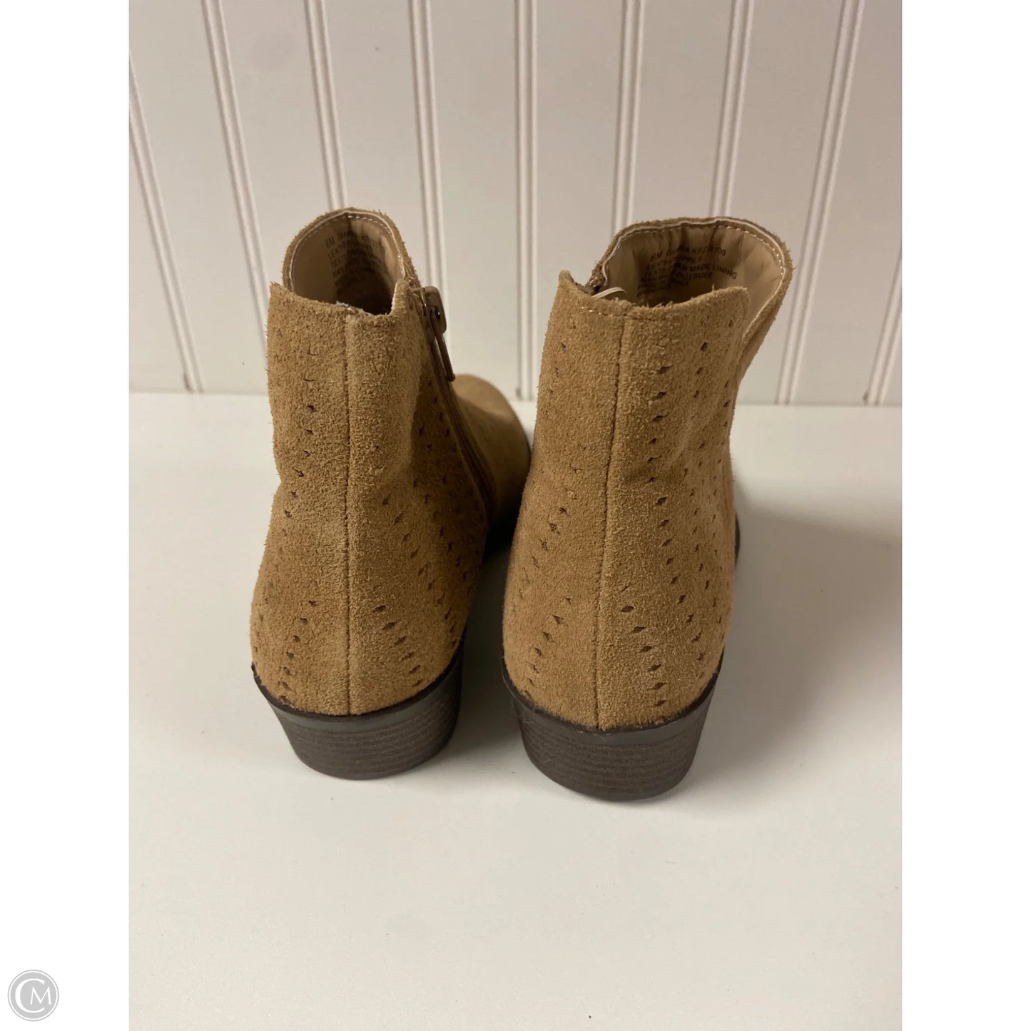 Boots Ankle Heels By Kensie In Tan, Size: 6