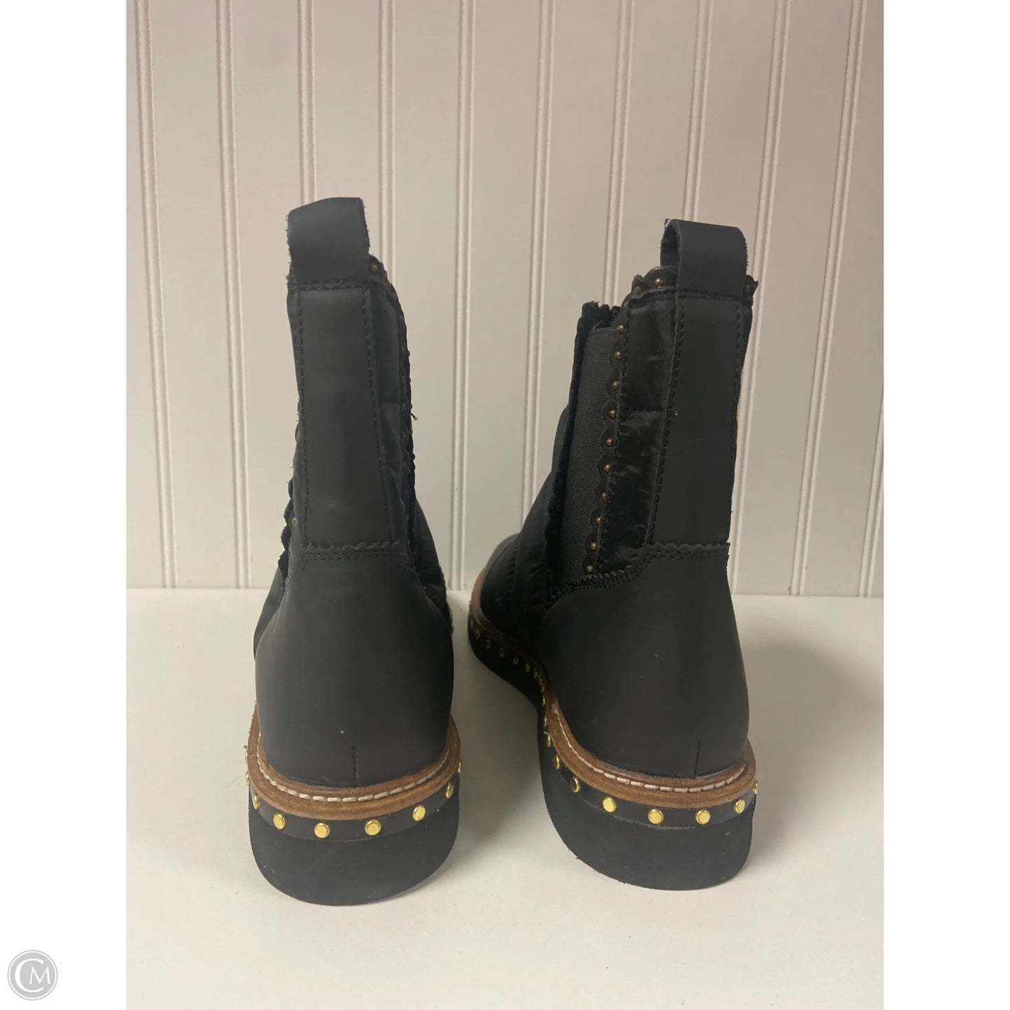 Boots Ankle Flats By Free People In Black, Size: 10.5