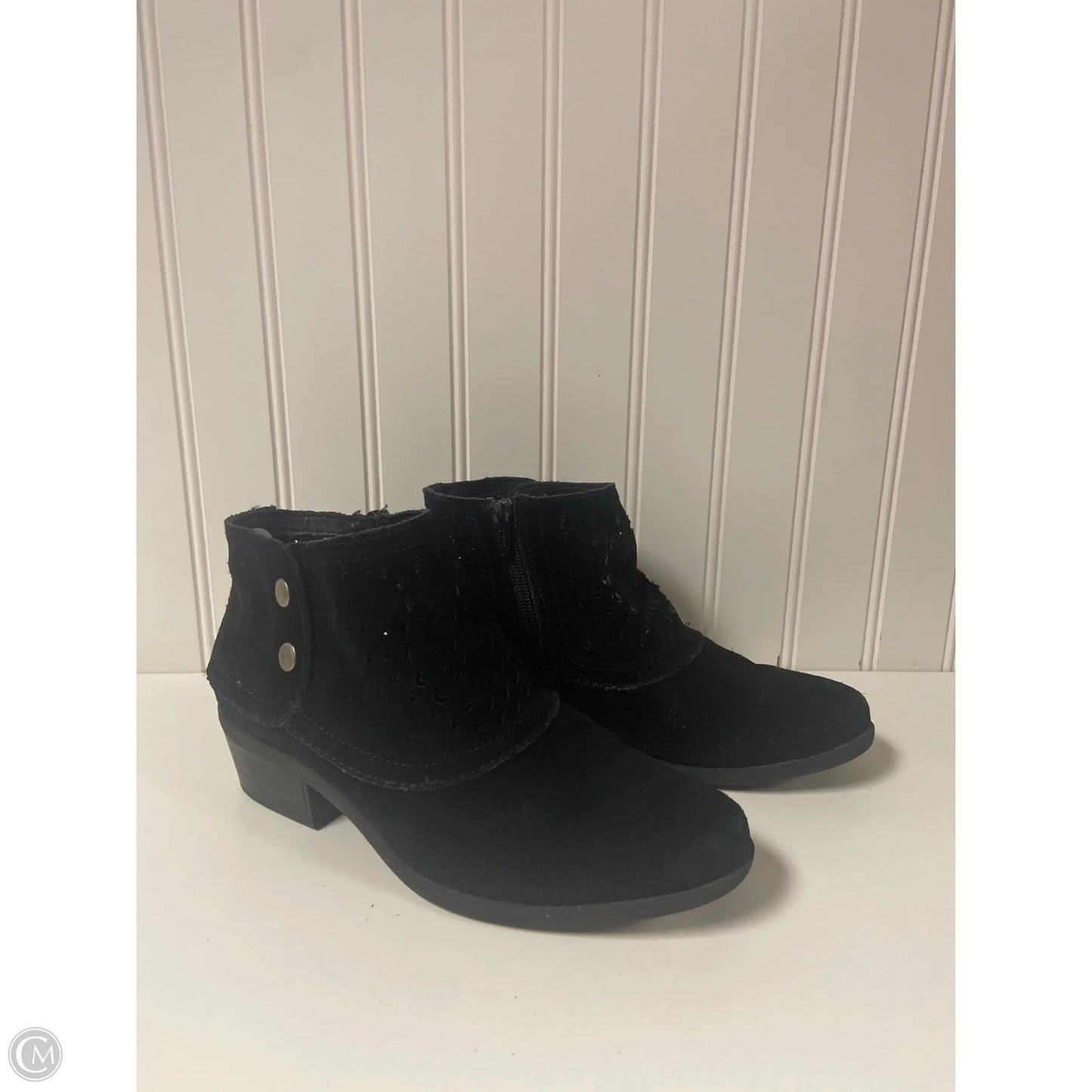 Boots Ankle Heels By Bare Traps In Black, Size: 7