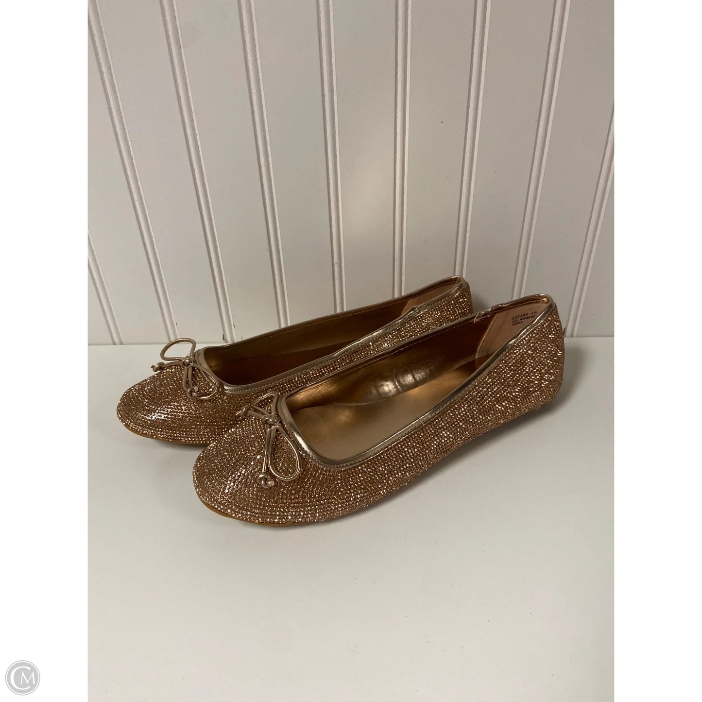 Shoes Flats By Bamboo In Rose Gold, Size: 10
