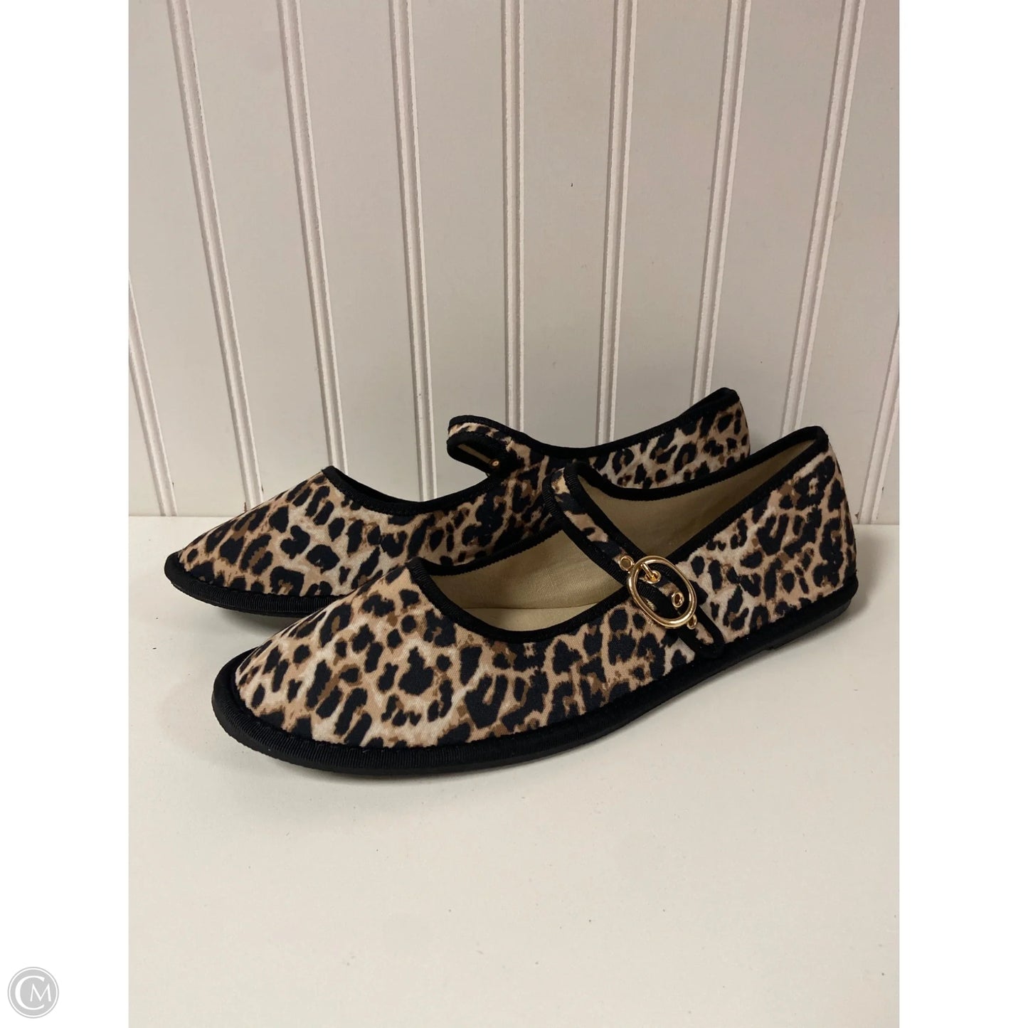 Shoes Flats By Soda In Animal Print, Size: 10