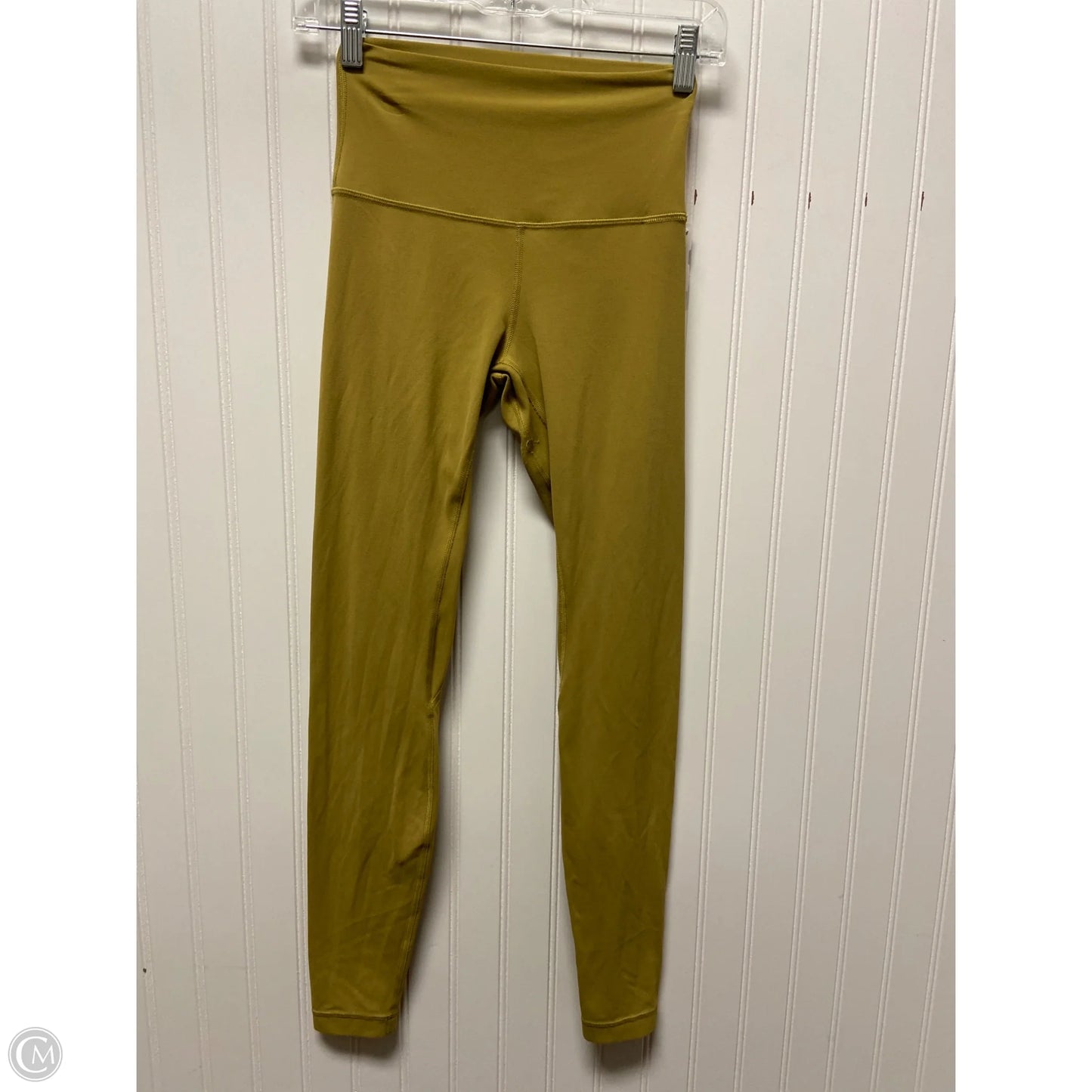 Athletic Leggings By Lululemon In Chartreuse, Size: S