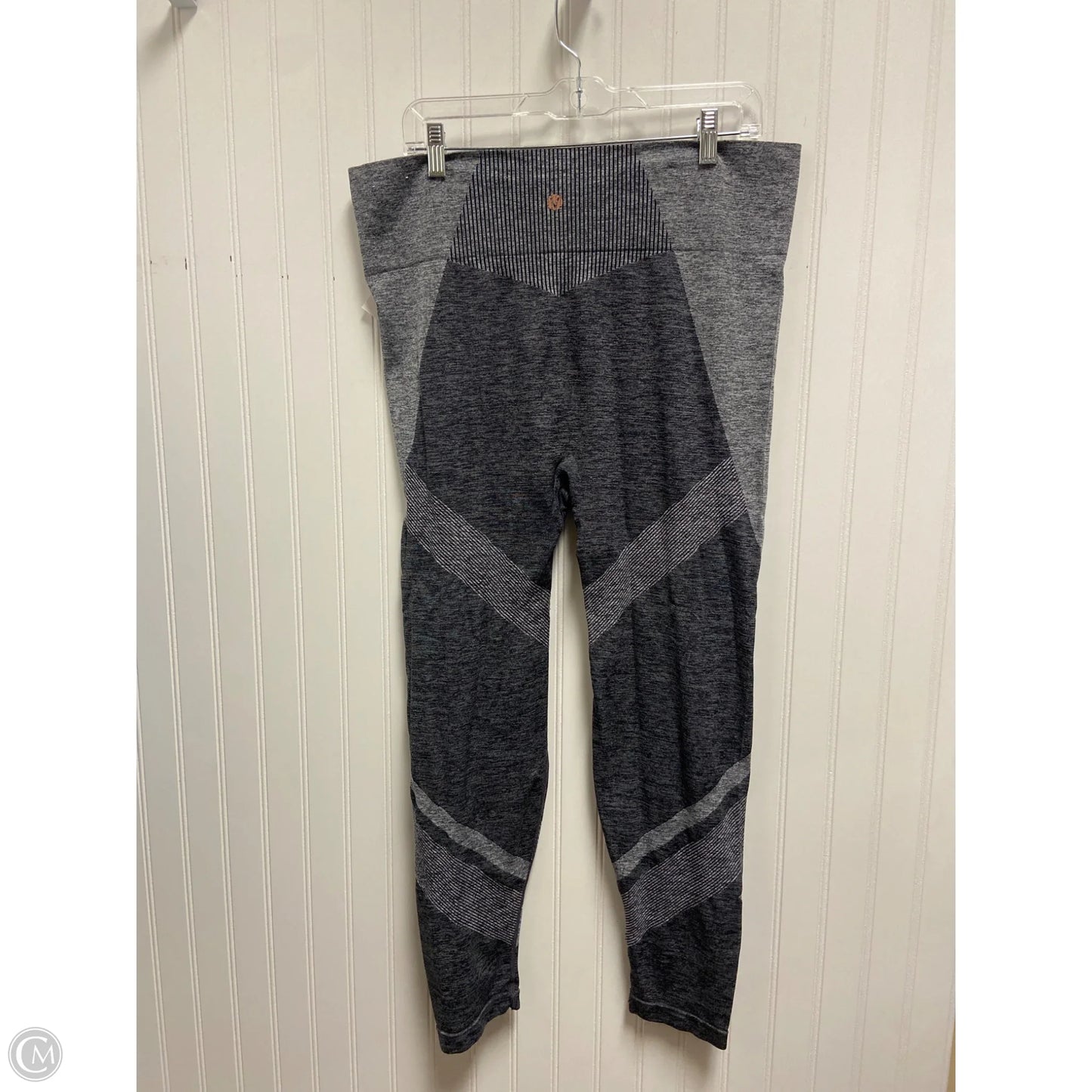 Athletic Leggings By Livi Active In Grey, Size: 3x