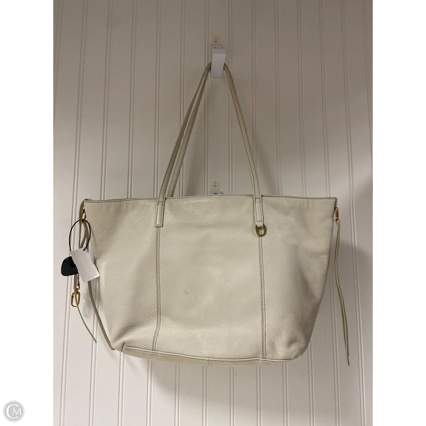 Handbag Leather By Hobo Intl, Size: Large