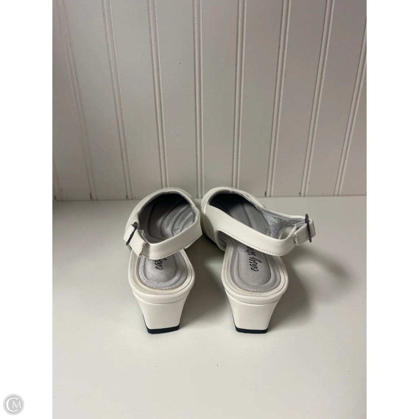 Shoes Heels Kitten By Easy Street In White, Size: 6