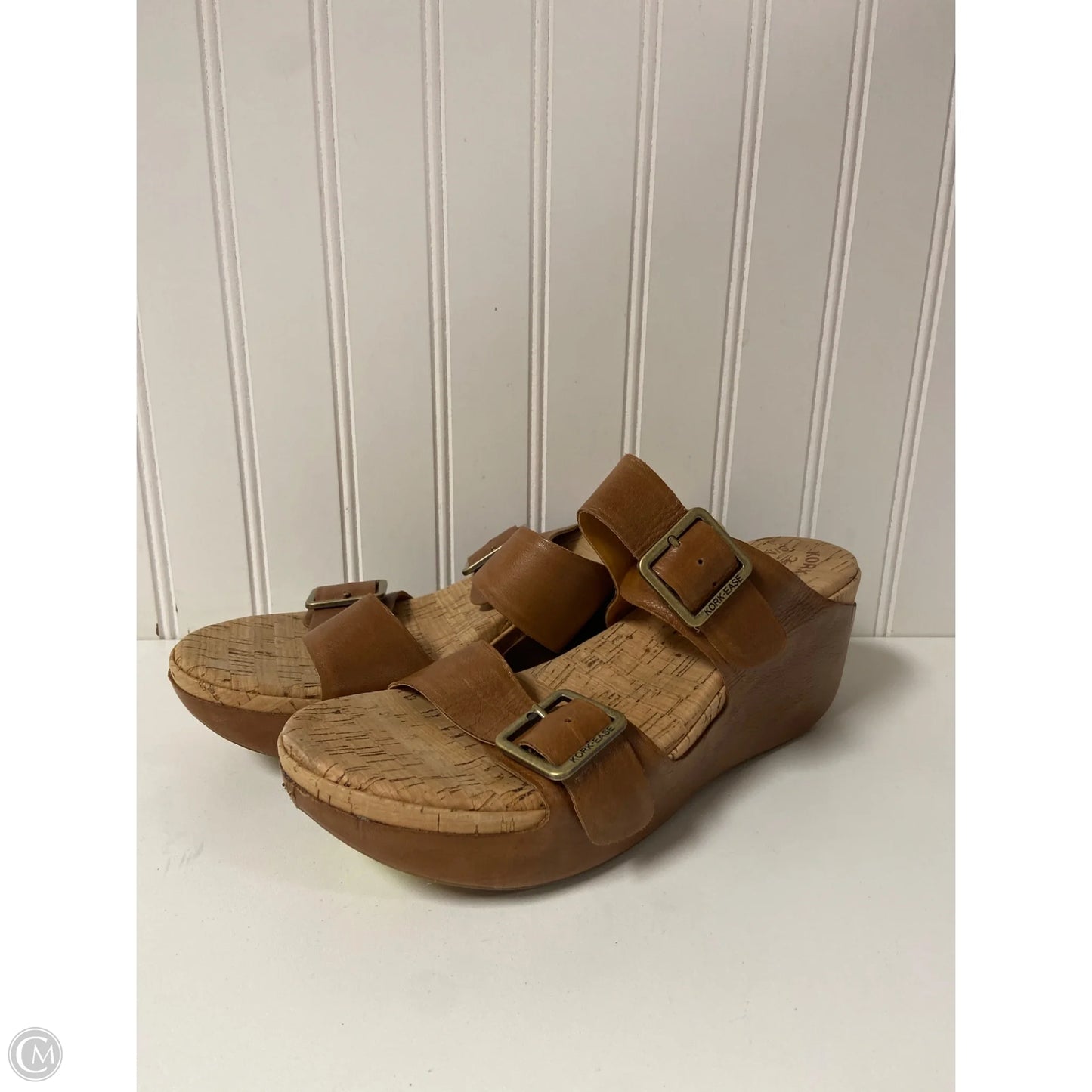 Sandals Heels Platform By Korks In Tan, Size: 10