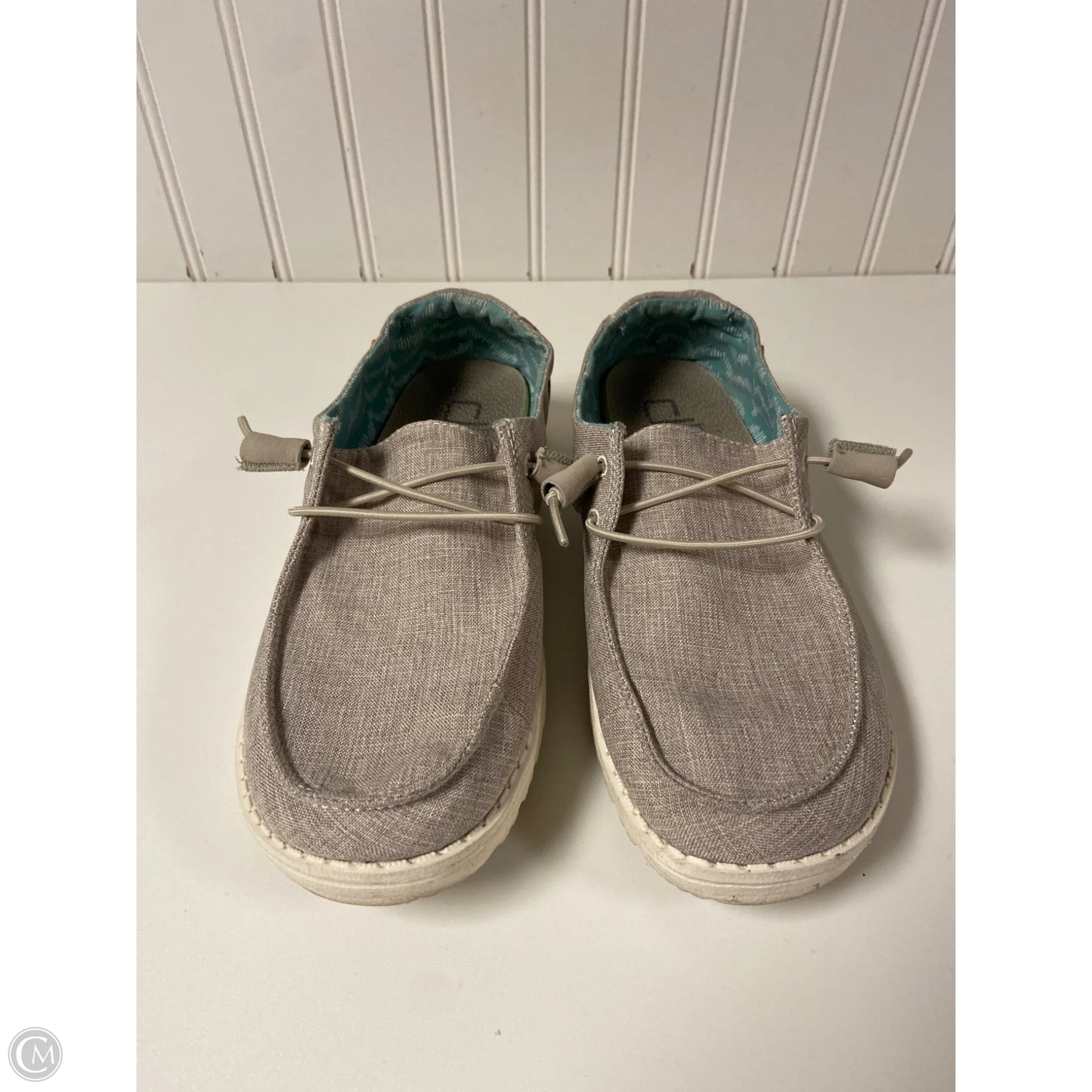 Shoes Flats By Hey Dude In Taupe, Size: 6