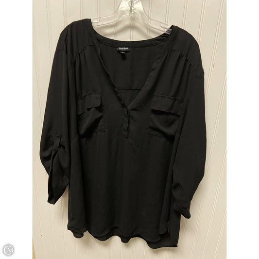 Top Long Sleeve By Torrid In Black, Size: 4x