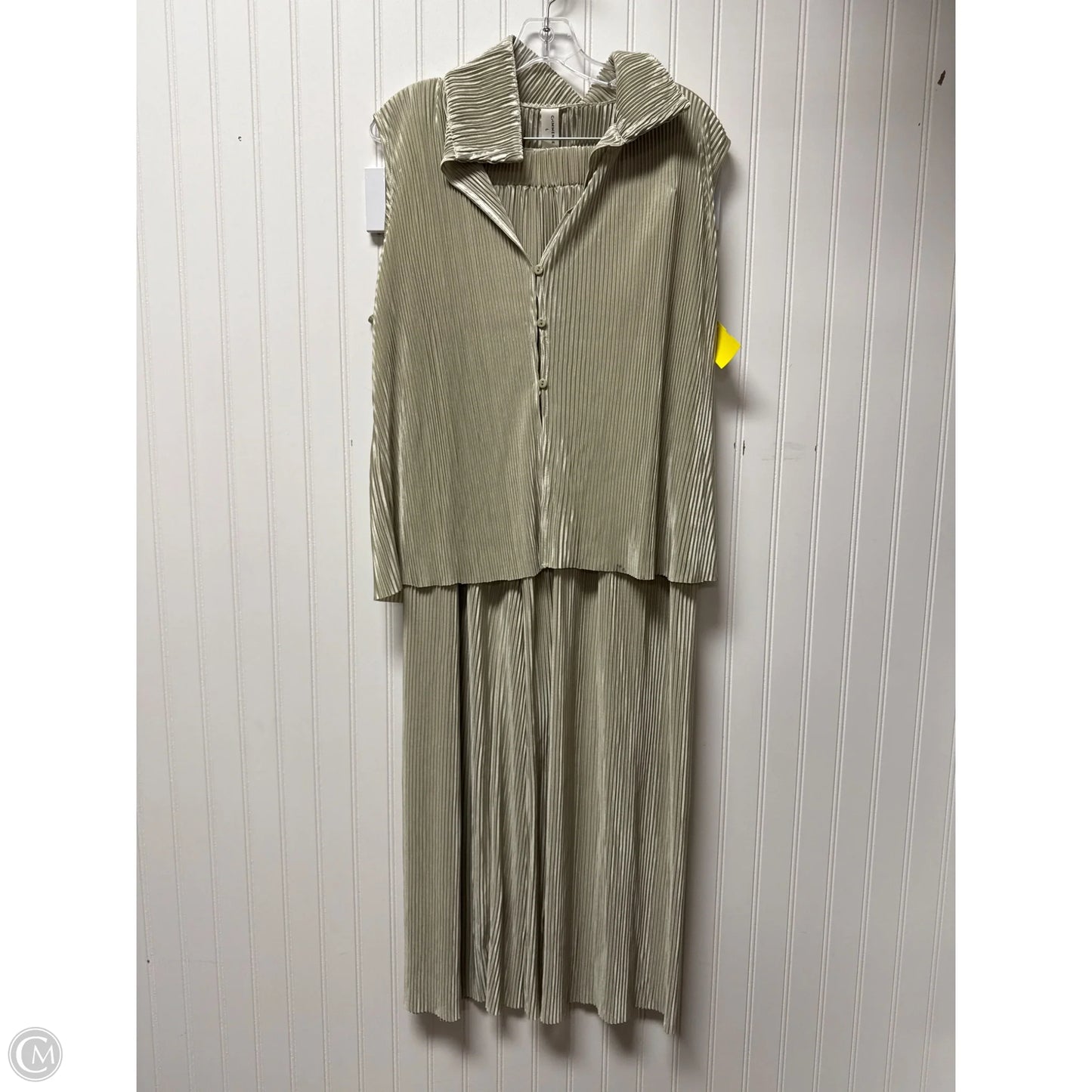 Pants Set 2pc By Commense In Green, Size: L