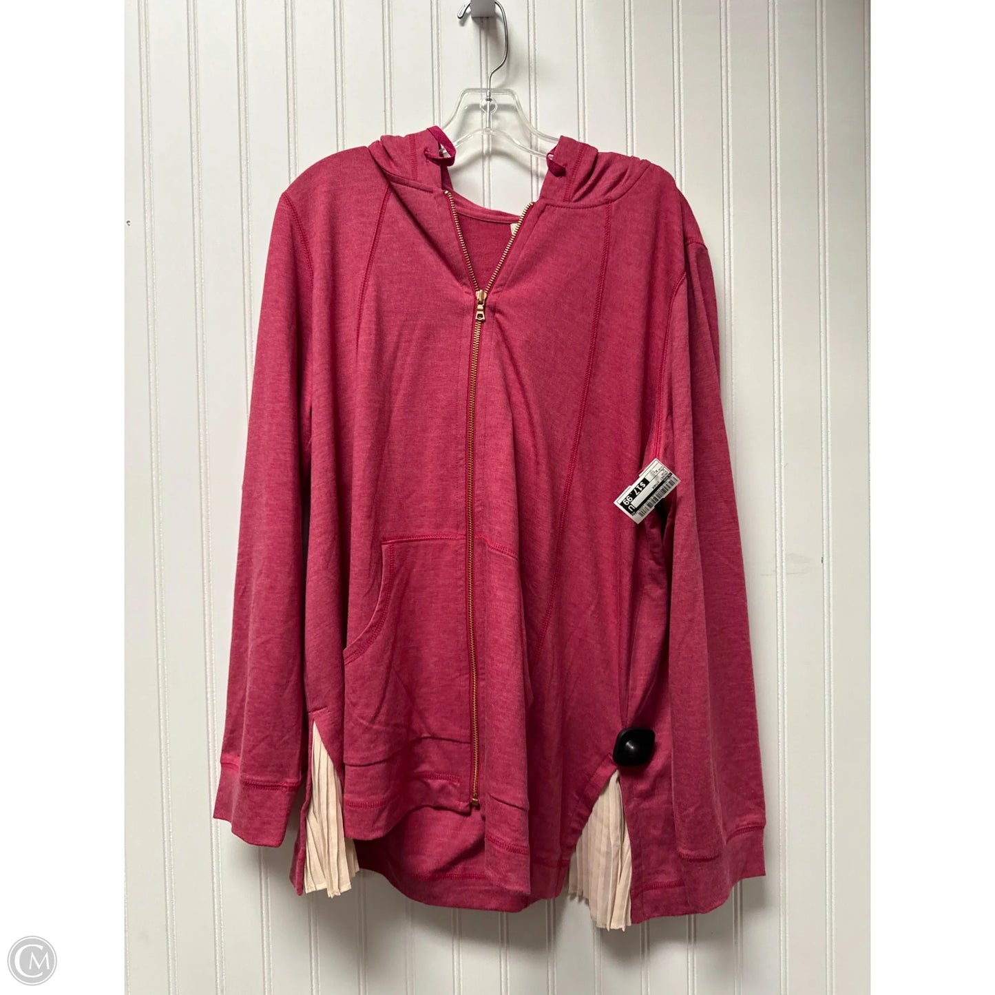 Jacket Other By Logo In Pink, Size: Xl