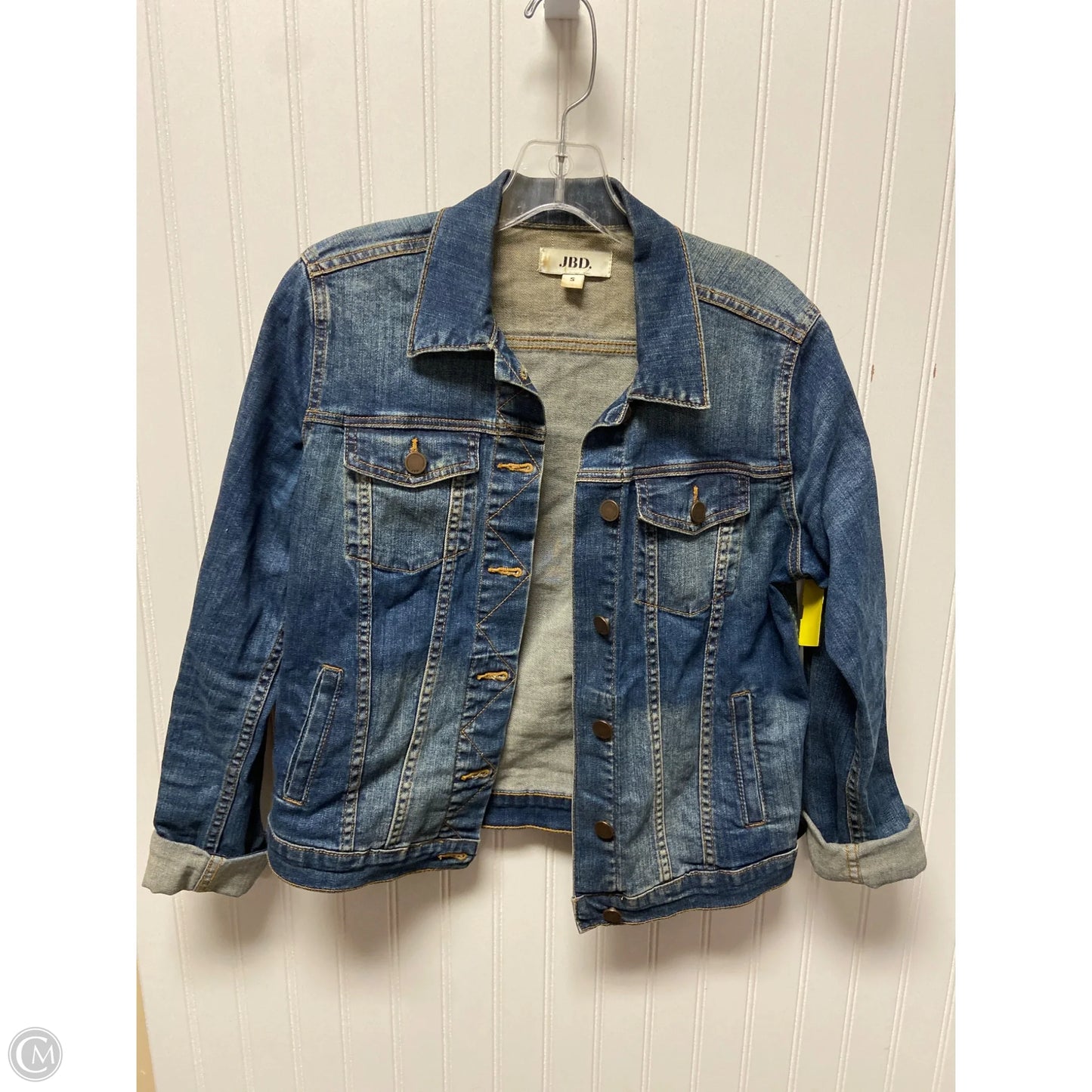 Jacket Denim By Cmc In Blue Denim, Size: S
