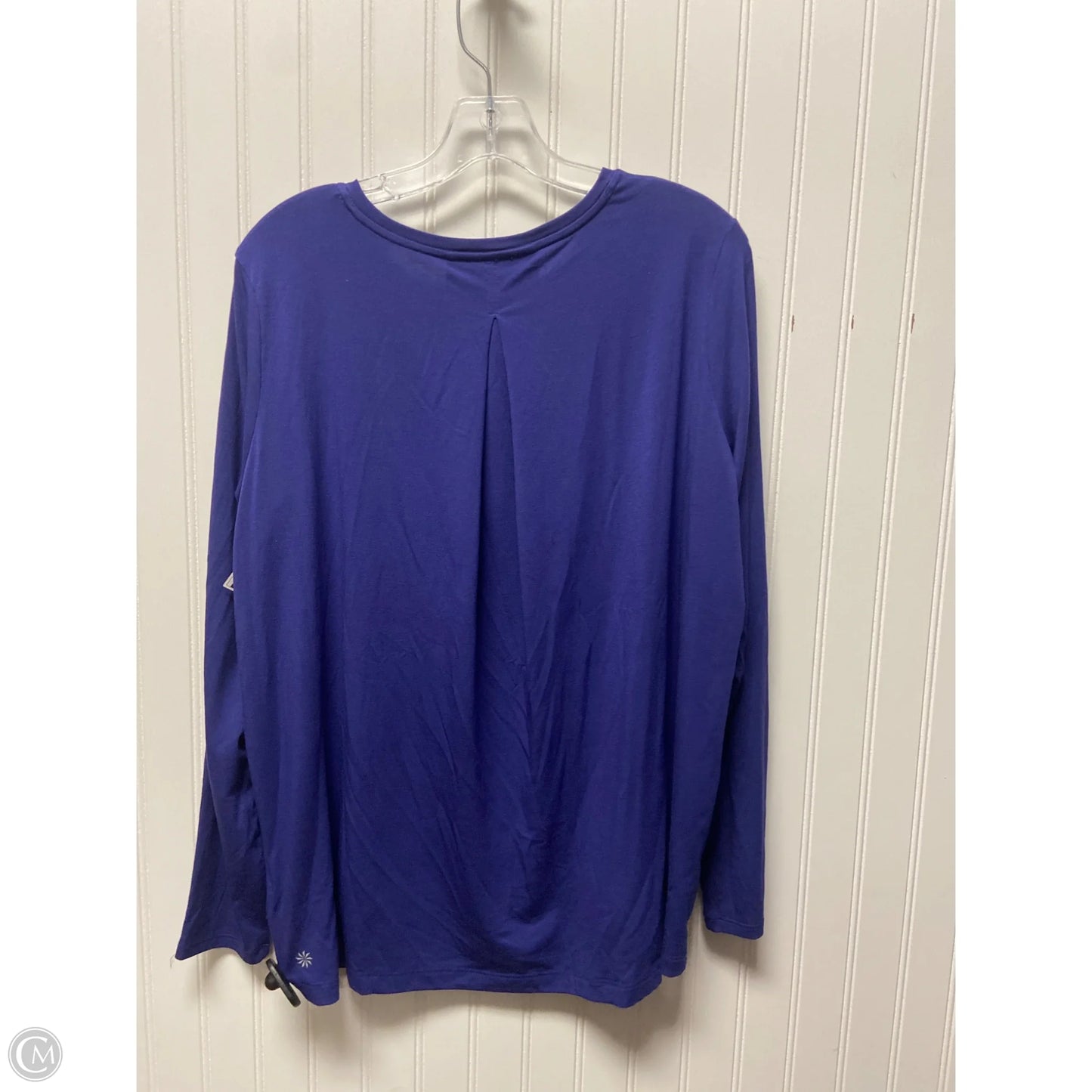 Athletic Top Long Sleeve Crewneck By Athleta In Purple, Size: M