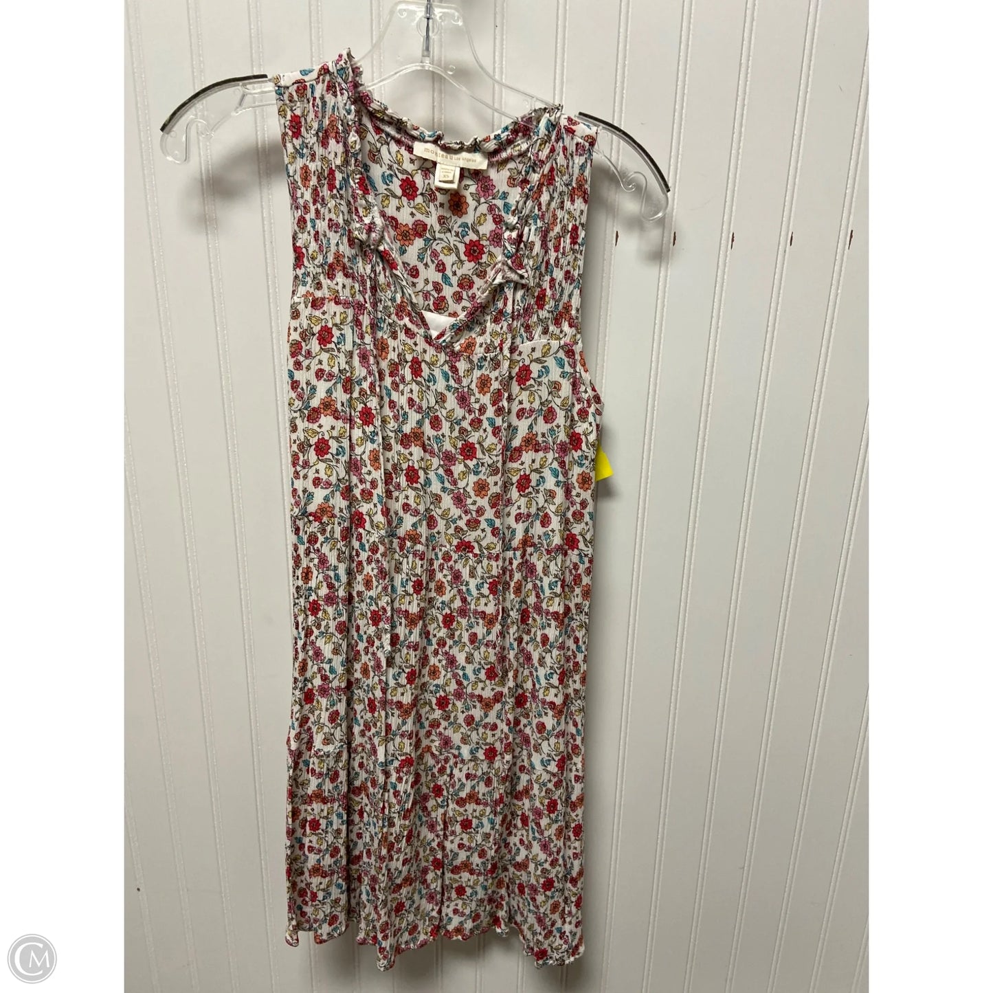 Dress Casual Short By Monteau In Floral Print, Size: Xs