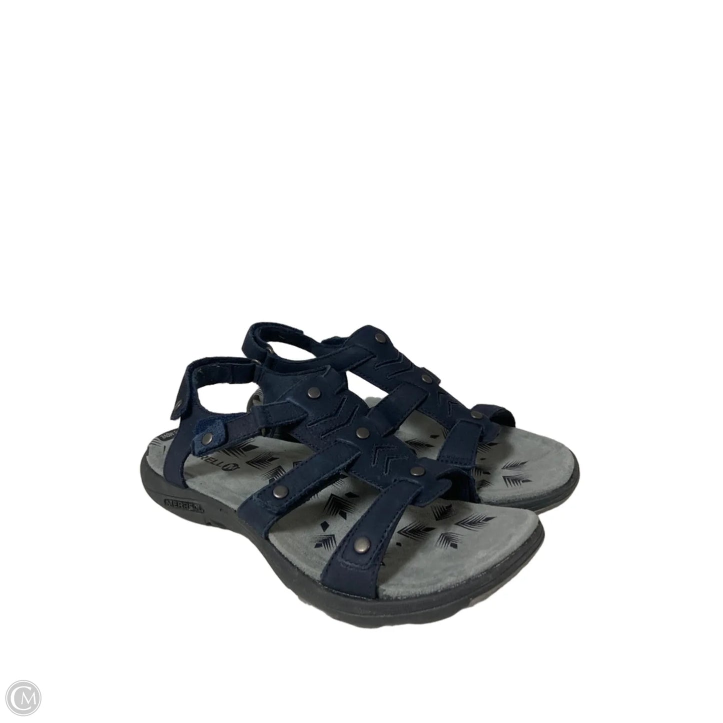 Sandals Flats By Merrell In Navy, Size: 8