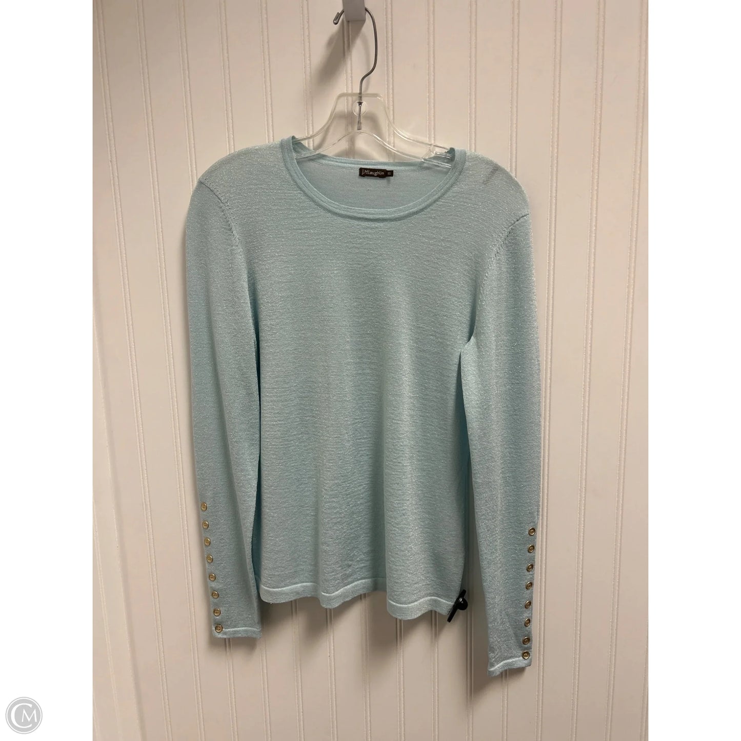 Top Long Sleeve By J Mclaughlin In Blue, Size: Xs