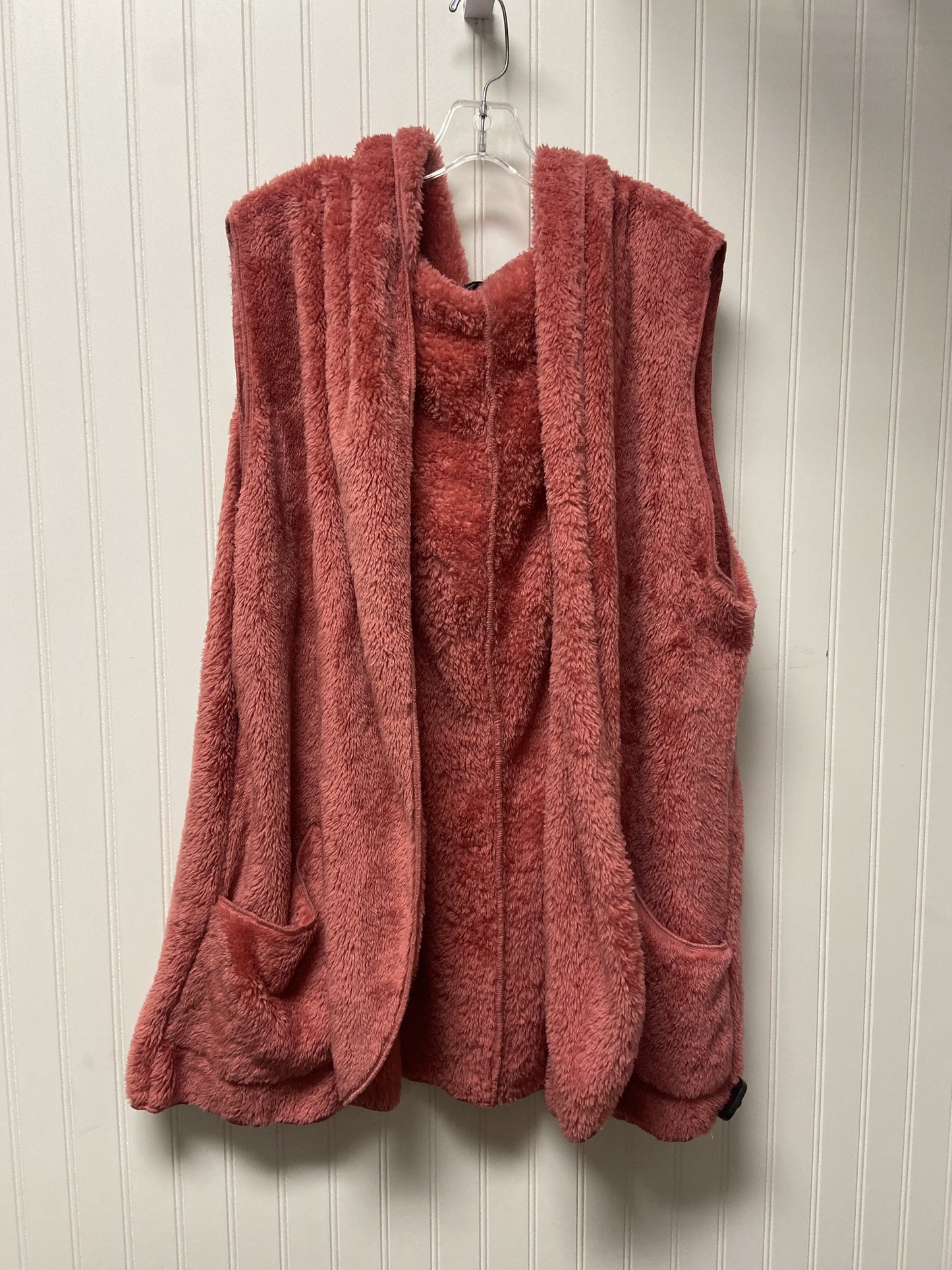 Vest Faux Fur & Sherpa By Zenana Outfitters Size: 3x