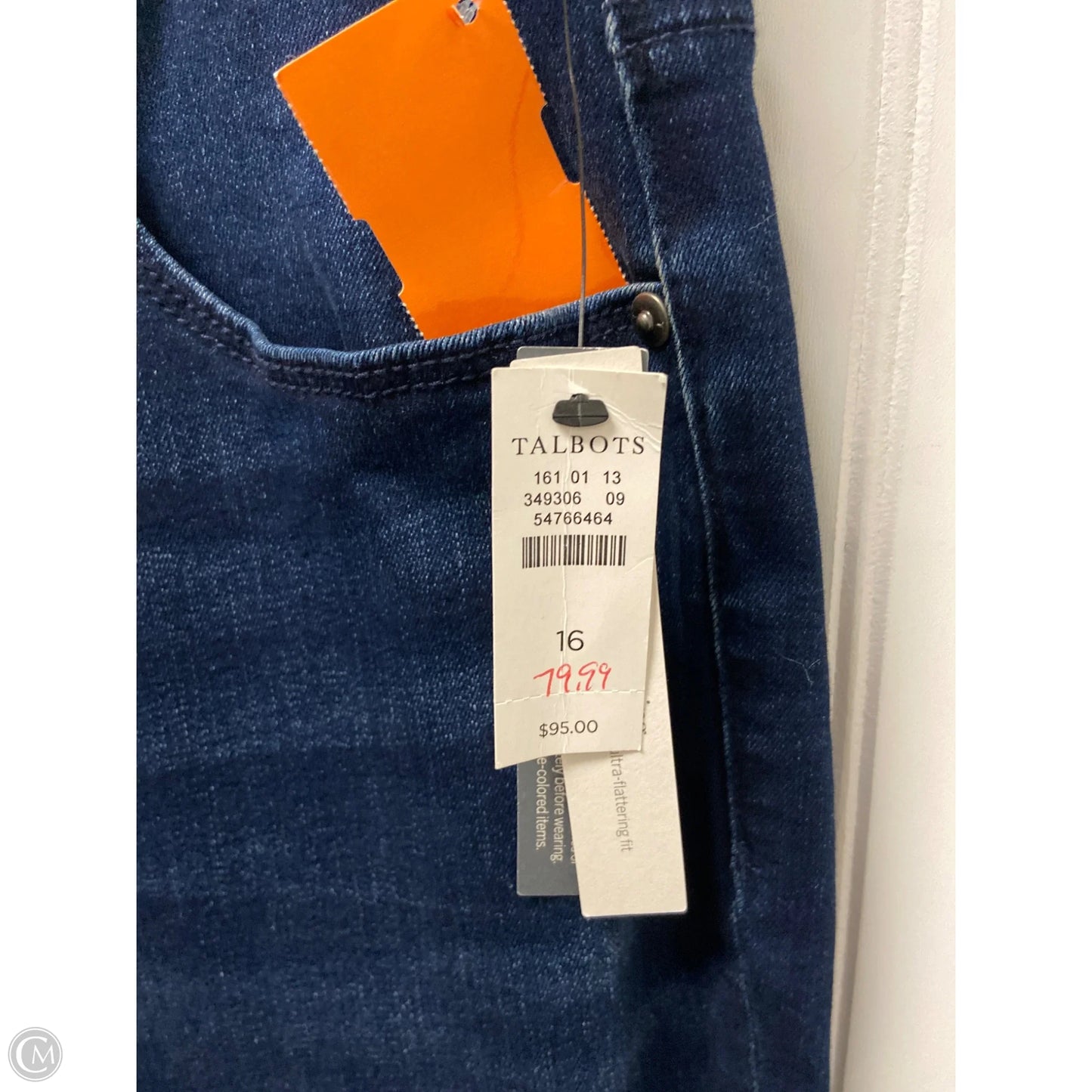 Jeans Jeggings By Talbots In Blue Denim, Size: 16