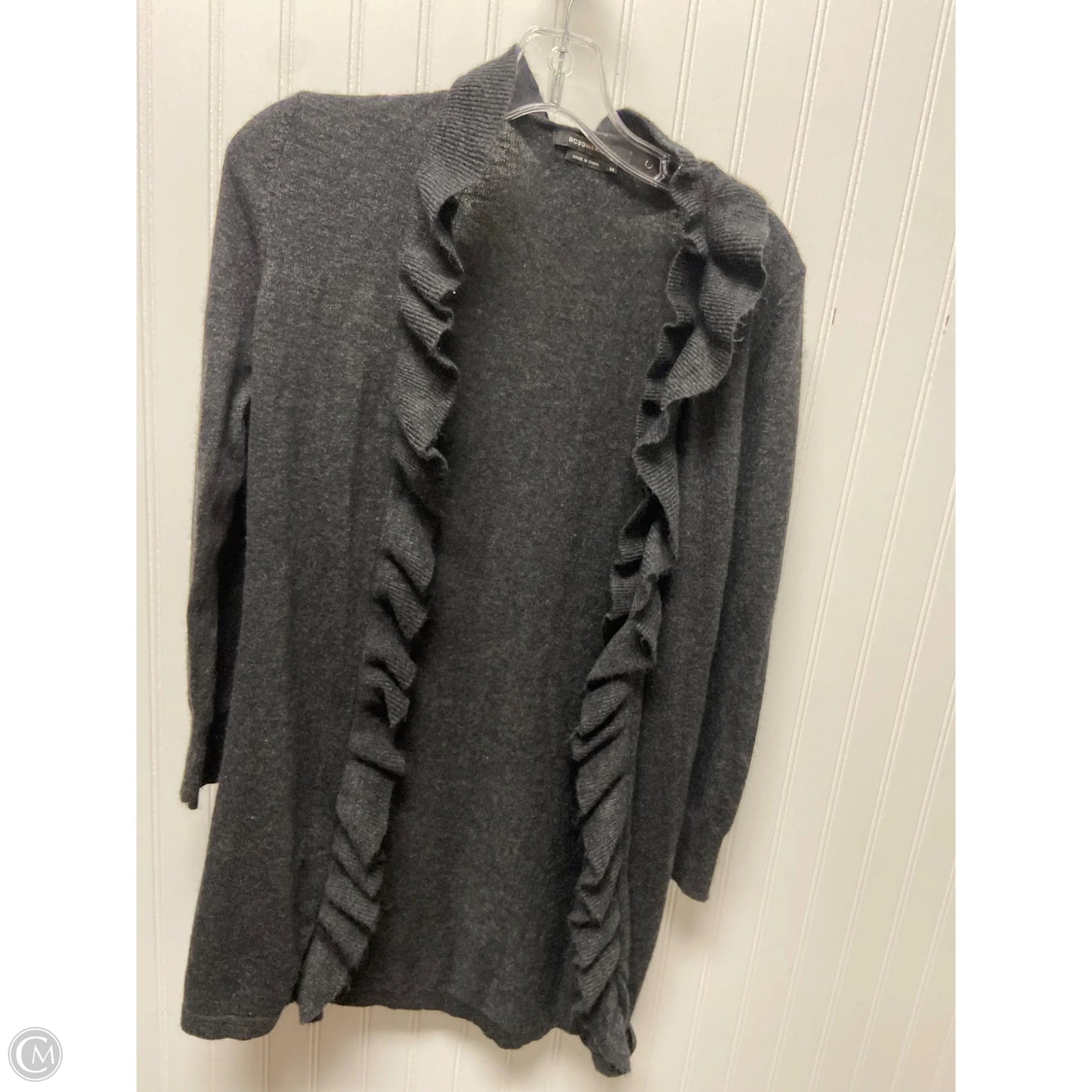 Sweater Cardigan By Bcbgmaxazria In Grey, Size: M