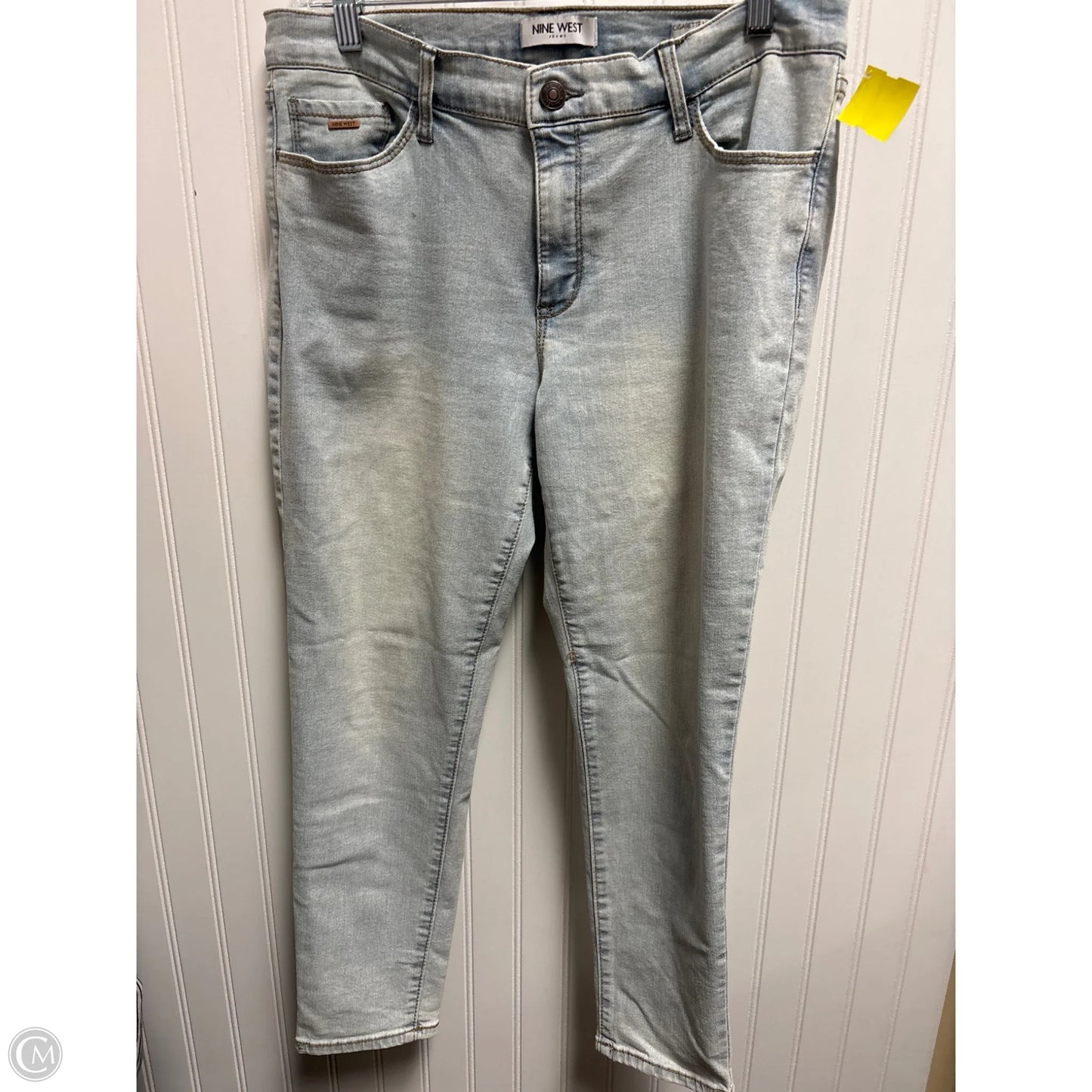 Jeans Skinny By Nine West In Blue Denim, Size: 8