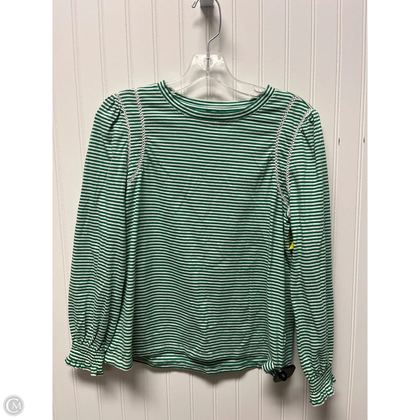 Top Long Sleeve By Talbots In Striped Pattern, Size: Mp