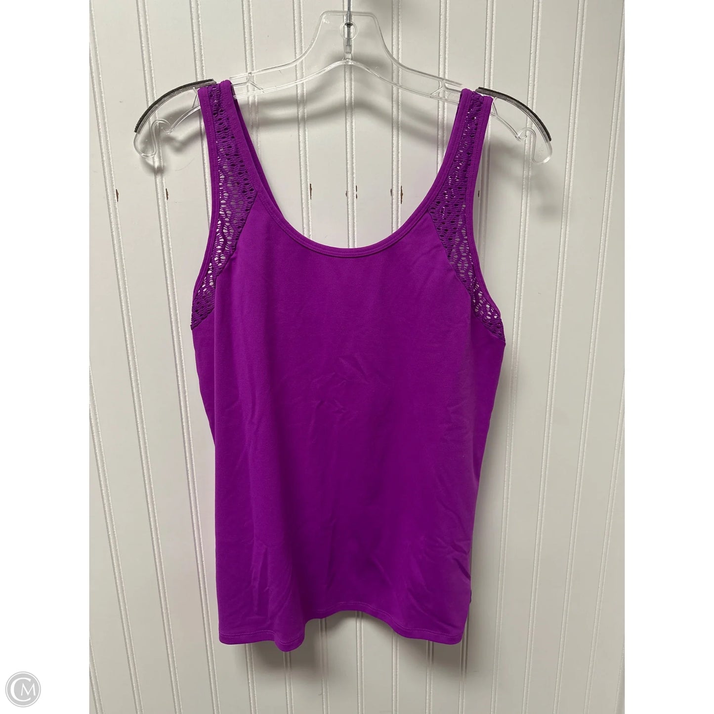 Athletic Tank Top By Fabletics In Purple, Size: L
