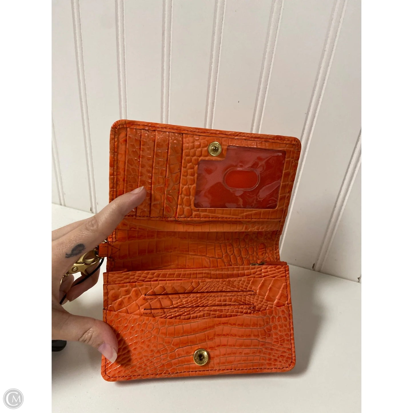 Wristlet Designer By Brahmin, Size: Medium