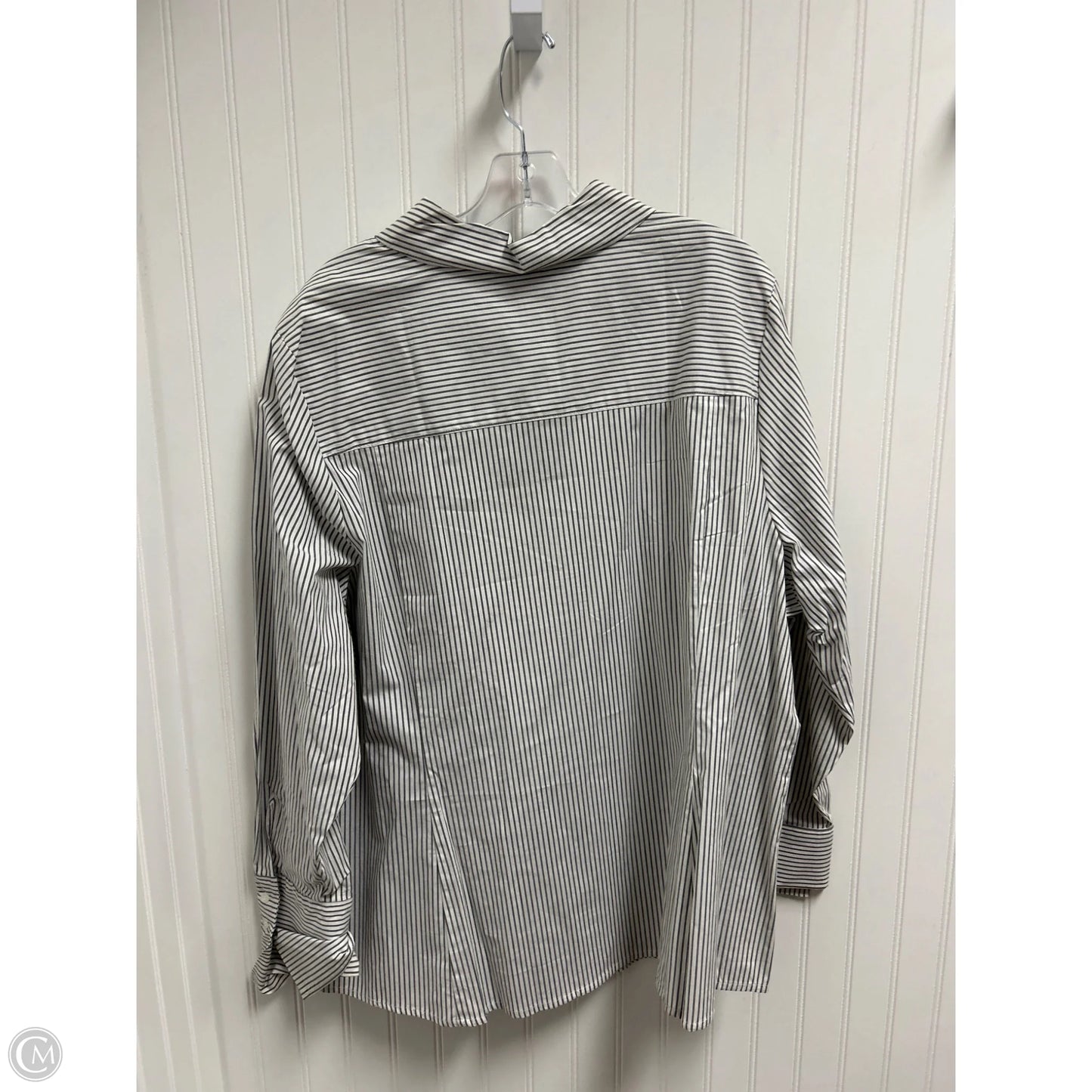 Top Long Sleeve By Lane Bryant In Striped Pattern, Size: 4x