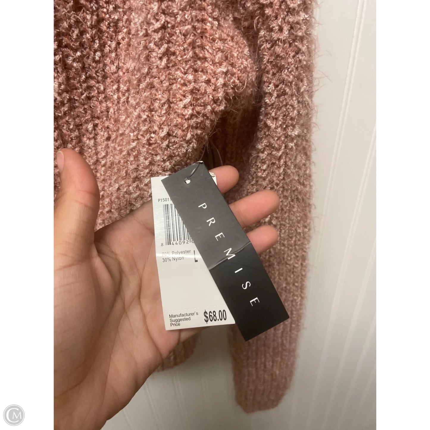 Sweater By Premise In Pink, Size: L