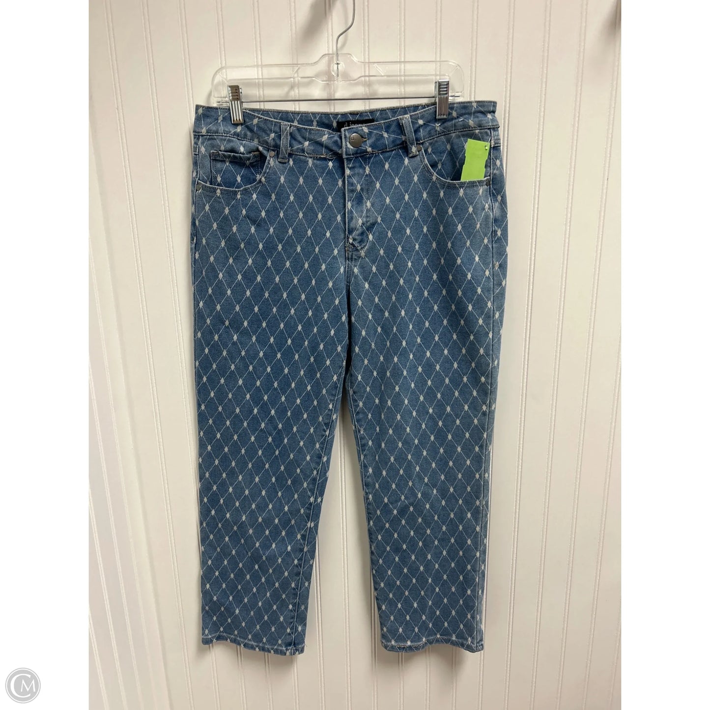 Jeans Straight By D Jeans In Blue Denim, Size: 12