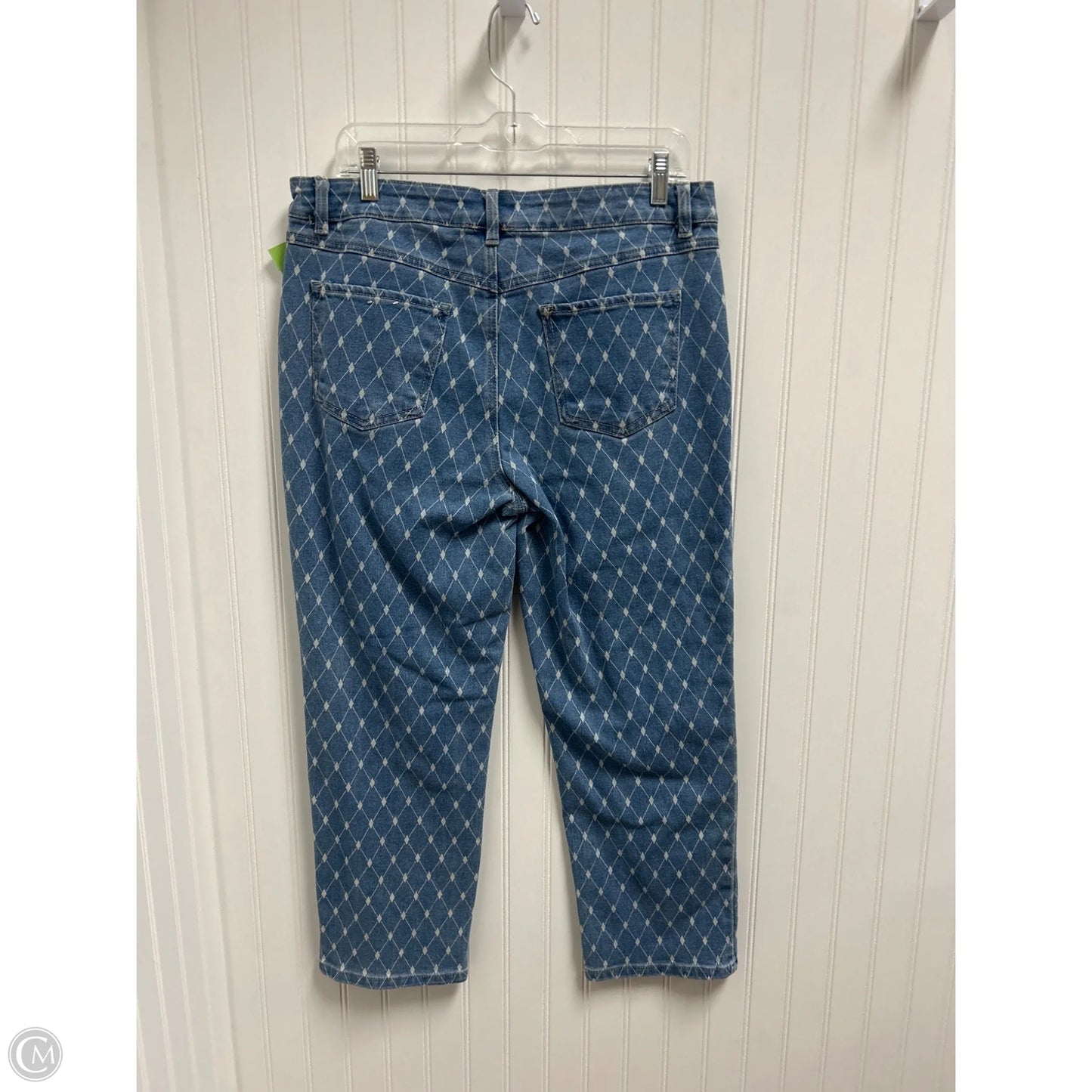 Jeans Straight By D Jeans In Blue Denim, Size: 12