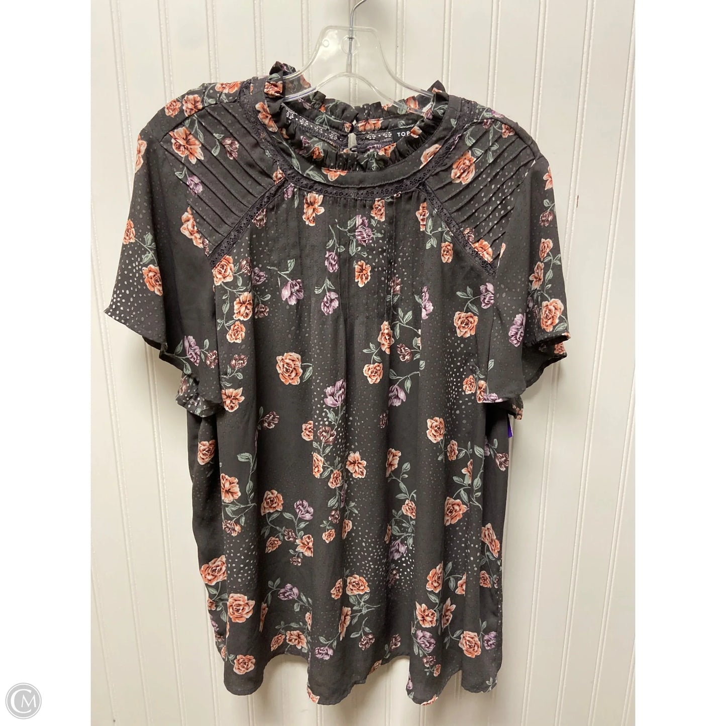 Top Sleeveless By Torrid In Floral Print, Size: 1x
