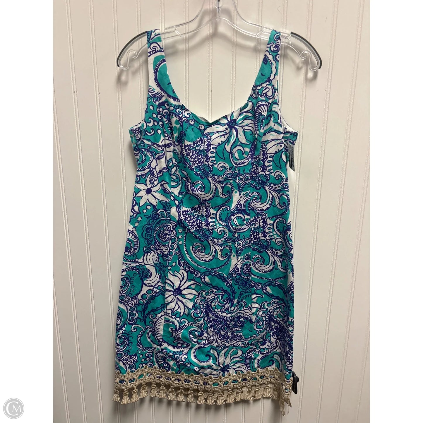 Dress Designer By Lilly Pulitzer In Teal, Size: 4
