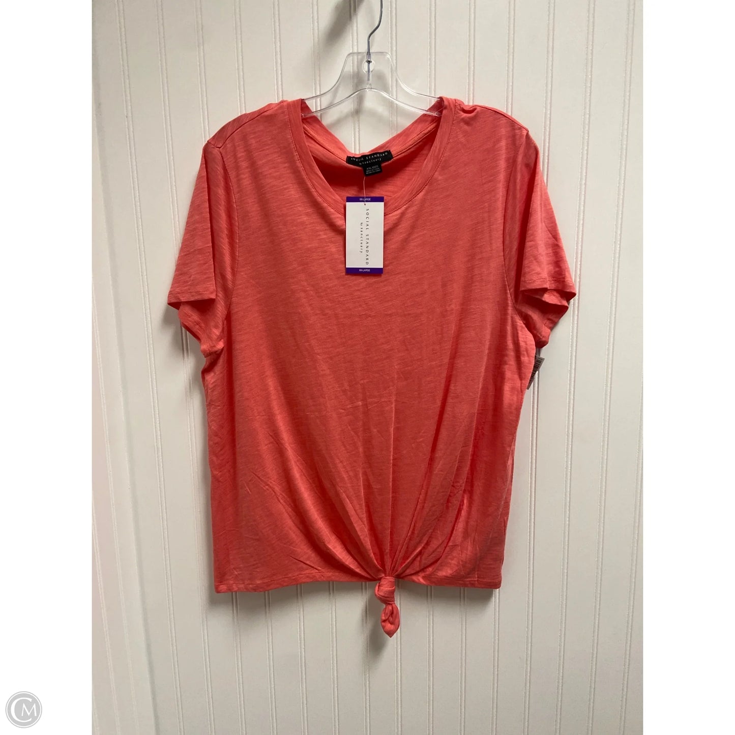 Top Short Sleeve By Social Standard By Sanctuary In Pink, Size: 1x