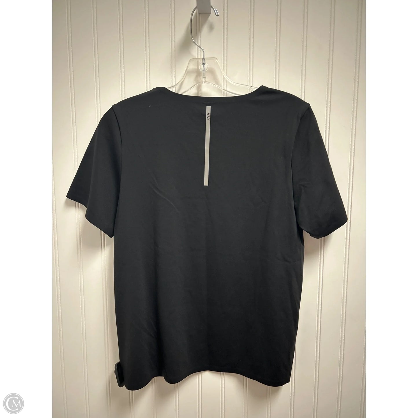 Athletic Top Short Sleeve By Victorias Secret In Black, Size: Xl