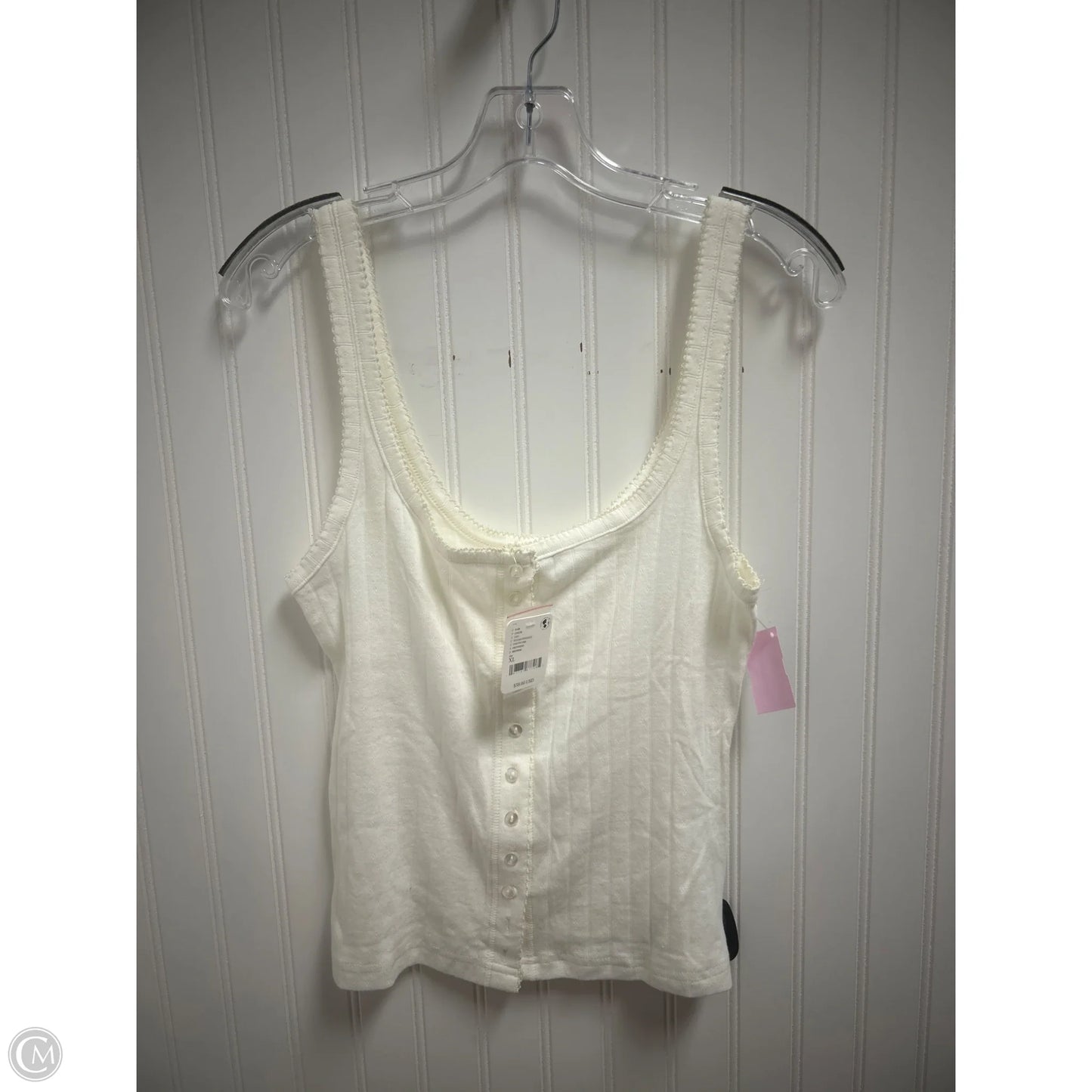 Tank Top By Free People In Cream, Size: Xl