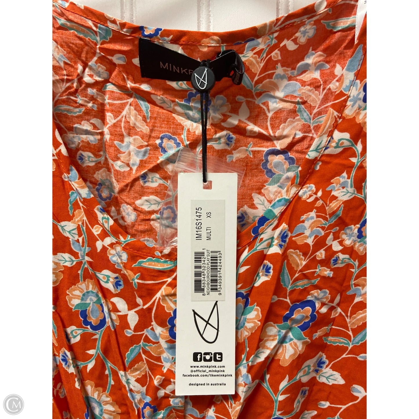 Romper By Minkpink In Orange, Size: Xs