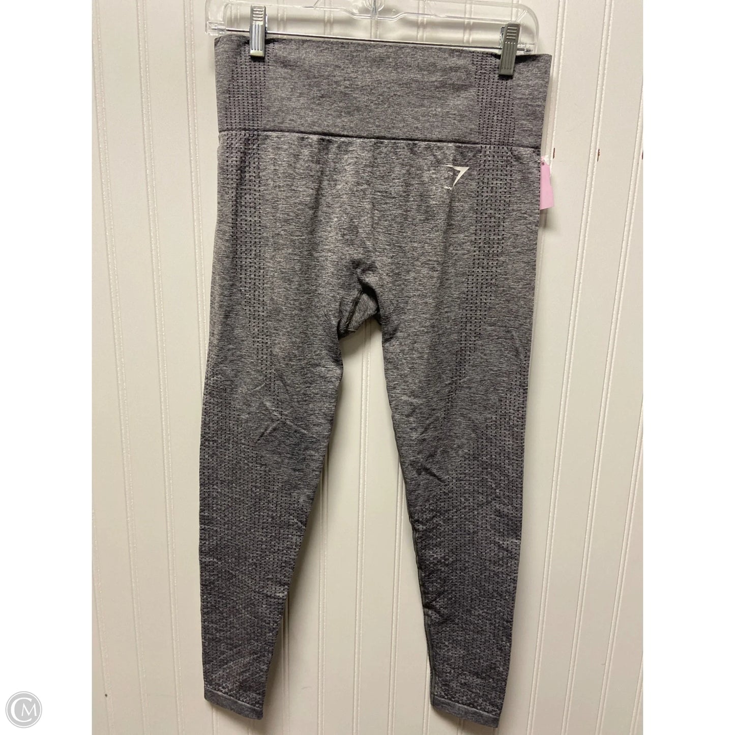 Athletic Leggings By Gym Shark In Grey, Size: M