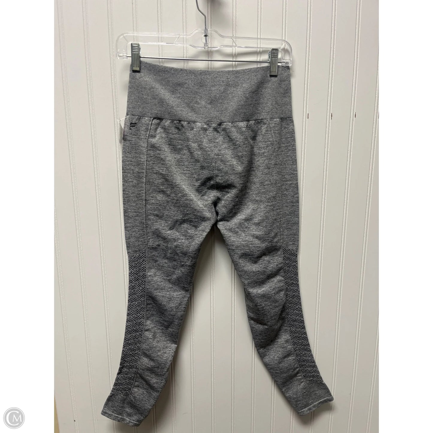 Athletic Leggings By Fabletics In Grey, Size: M