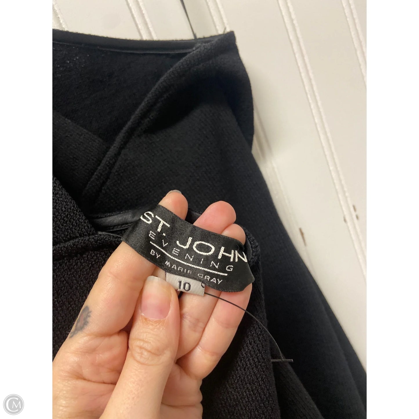 Dress Designer By St John Collection In Black, Size: M