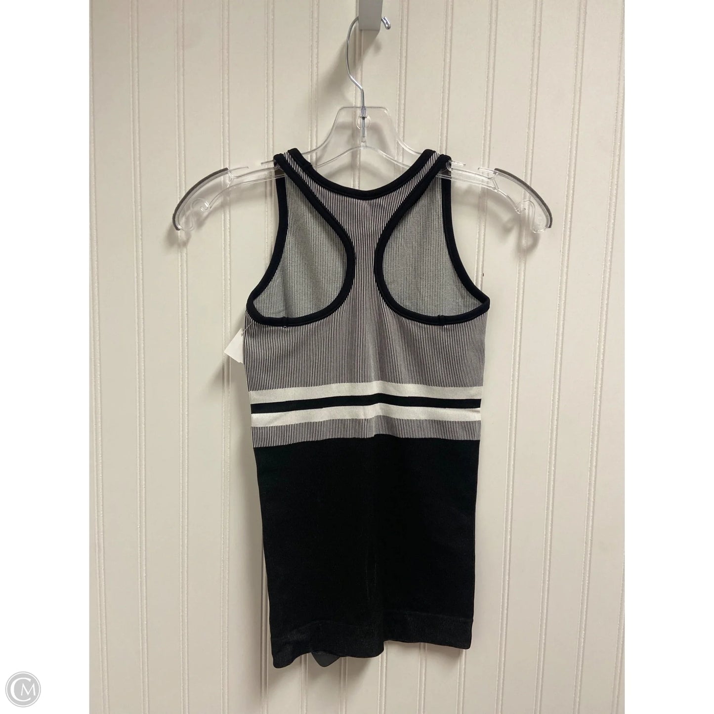 Athletic Tank Top By Athleta In Black & White, Size: Xs