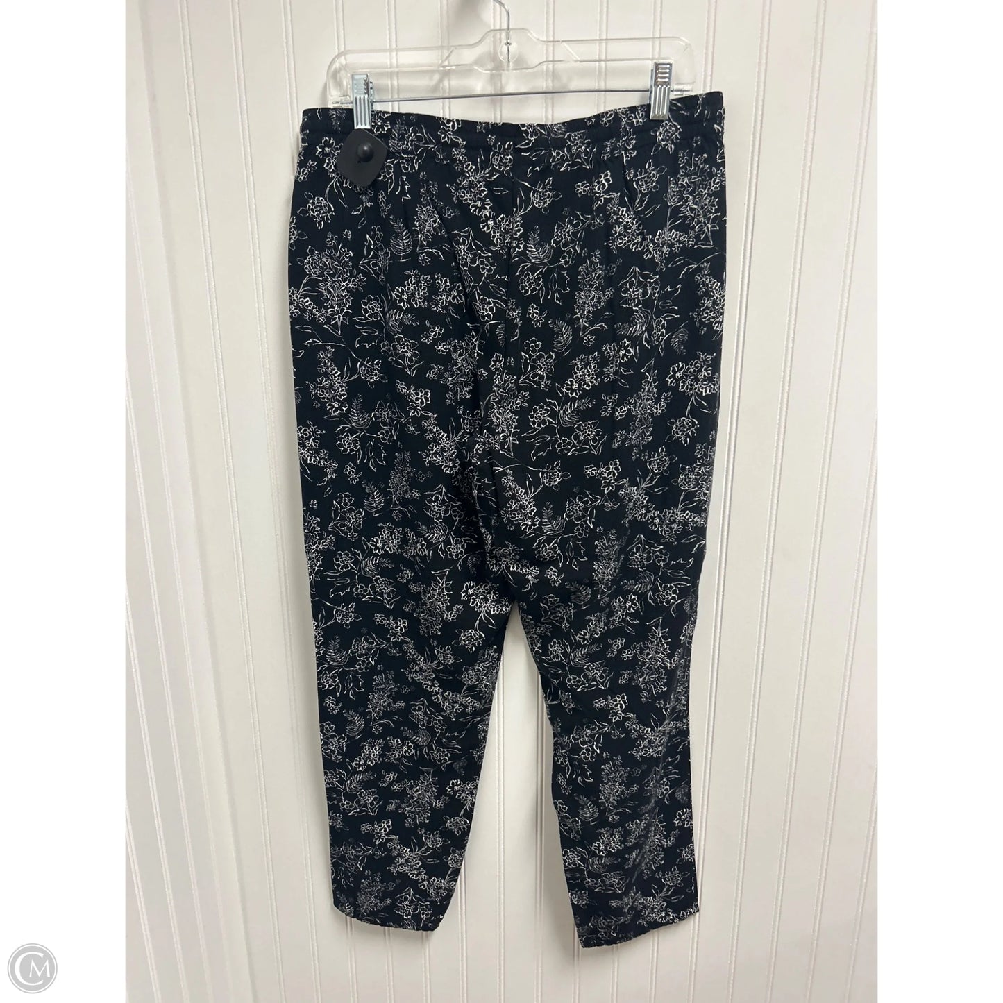 Pants Lounge By J. Jill In Black & White, Size: M