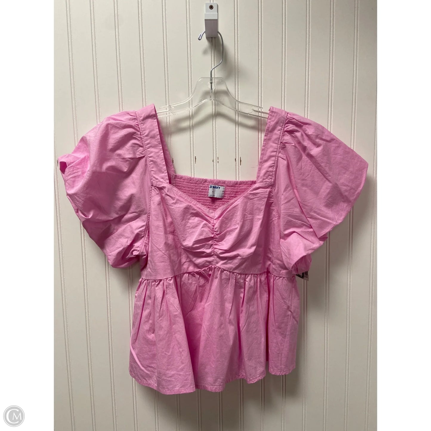 Top Short Sleeve By Old Navy In Pink, Size: Xl