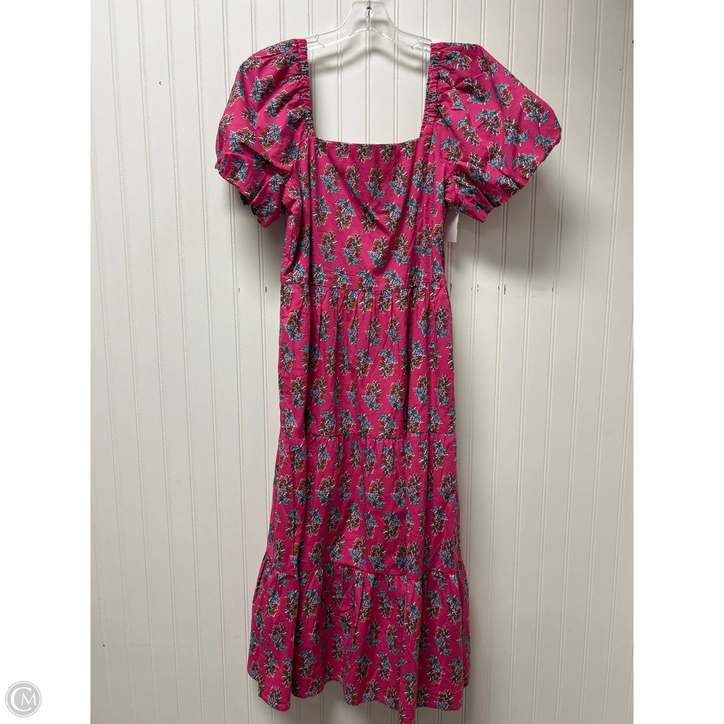 Dress Casual Maxi By J. Crew In Pink, Size: L