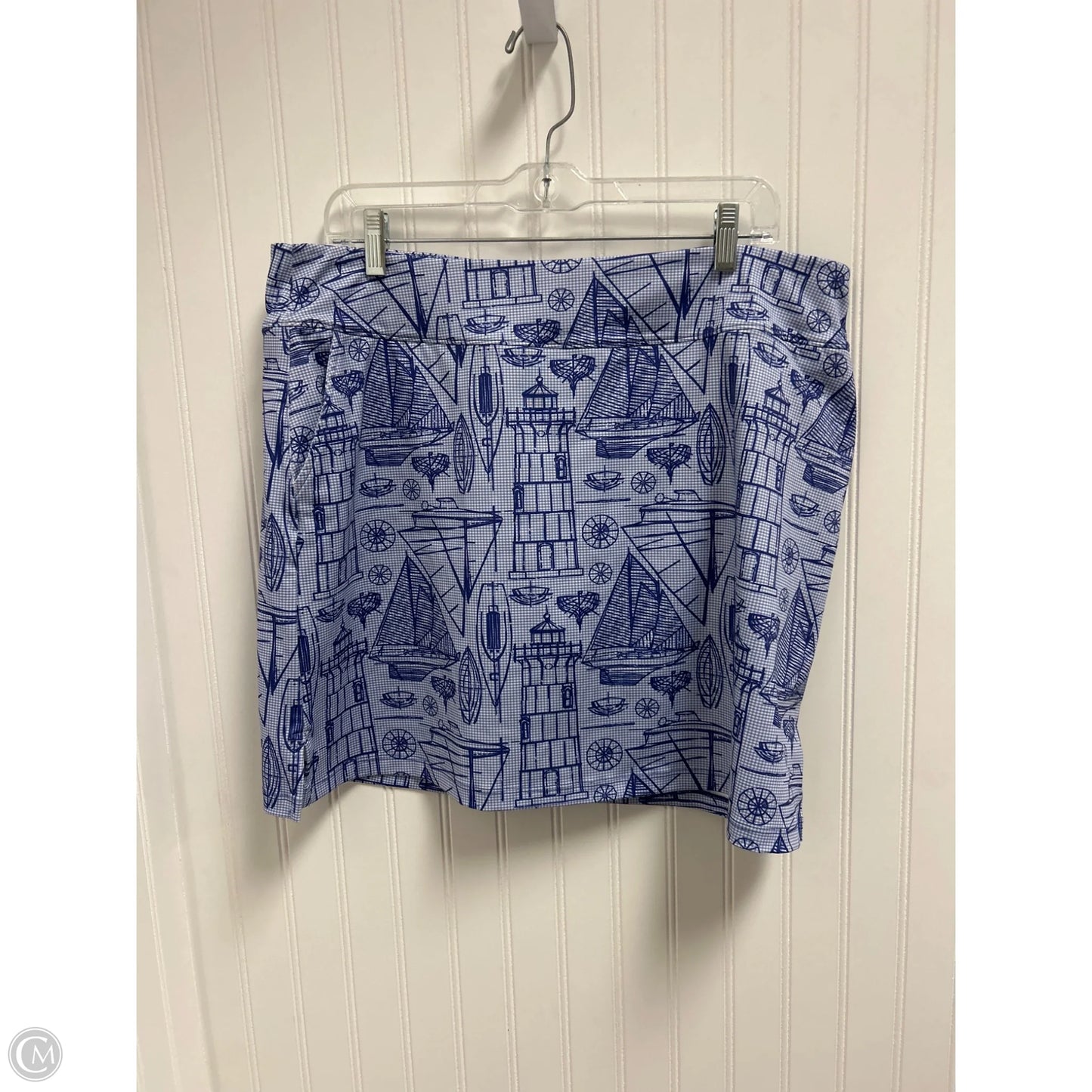 Athletic Skort By Vineyard Vines In Blue, Size: L