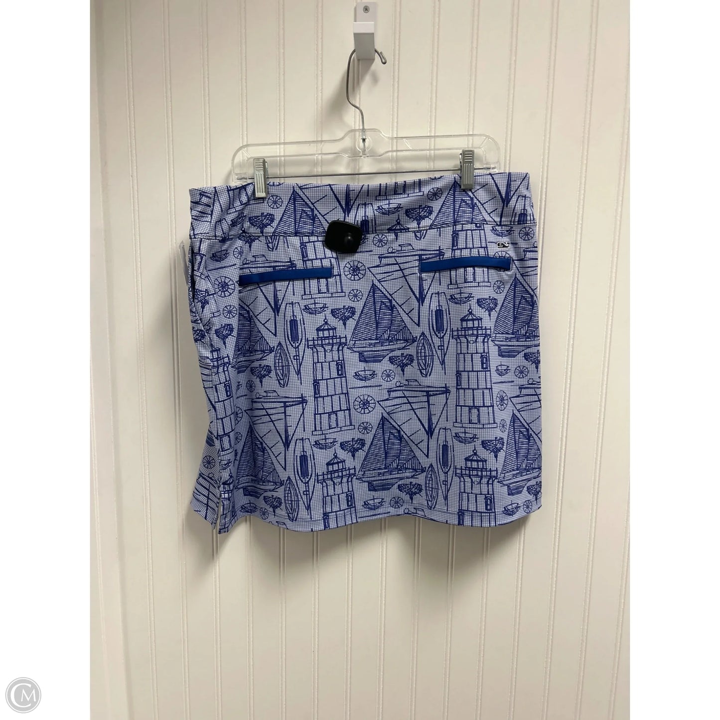 Athletic Skort By Vineyard Vines In Blue, Size: L