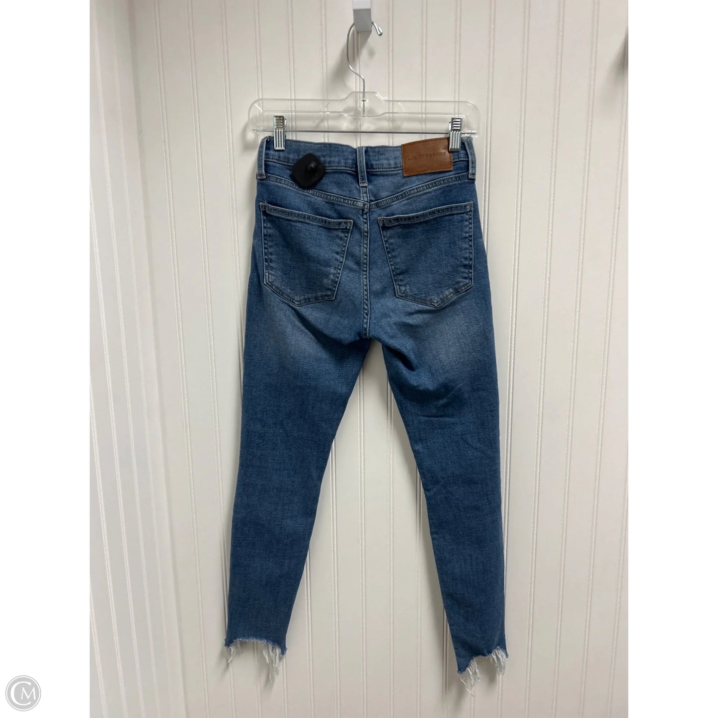Jeans Skinny By Lucky Brand In Blue Denim, Size: 2