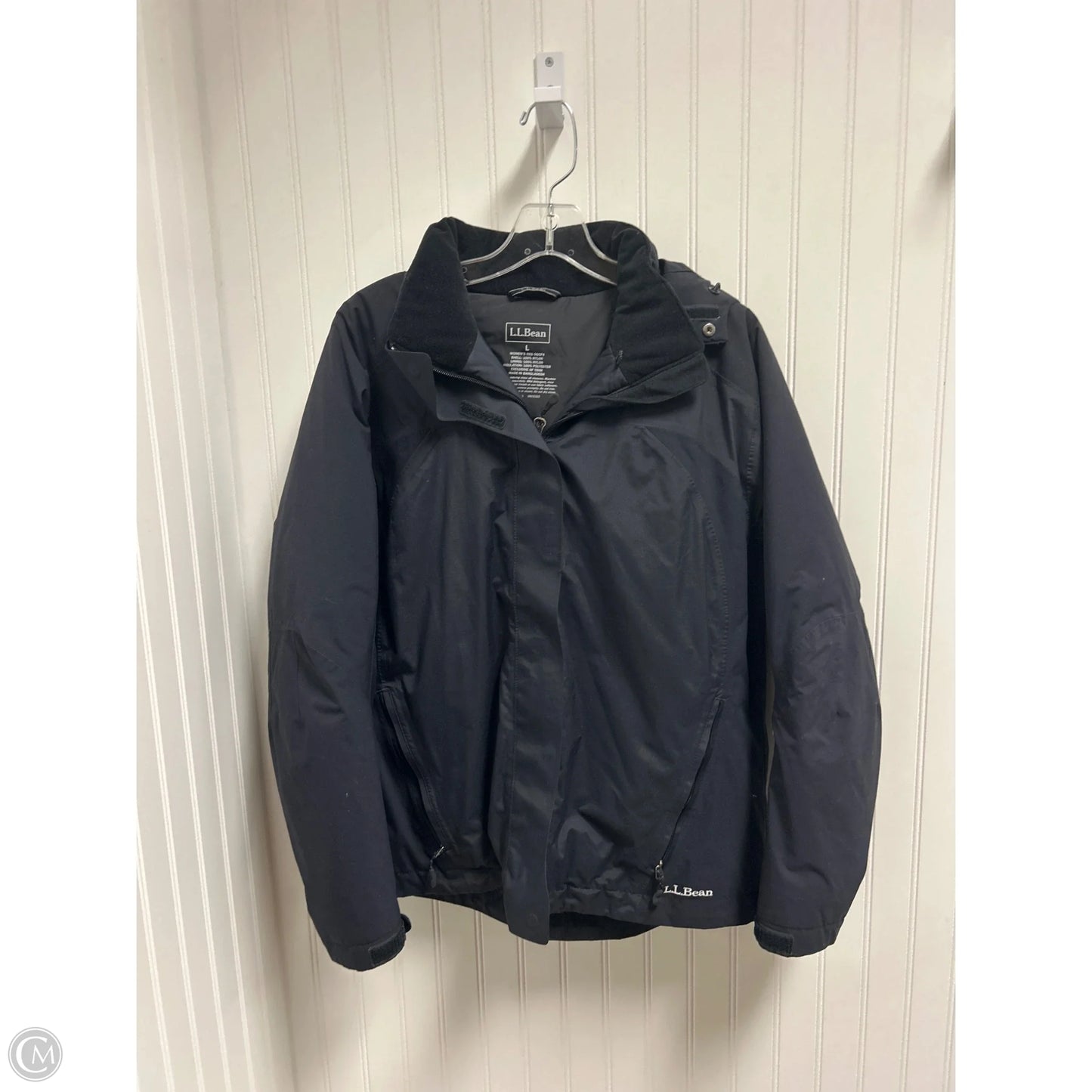 Jacket Puffer & Quilted By L.l. Bean In Black, Size: L