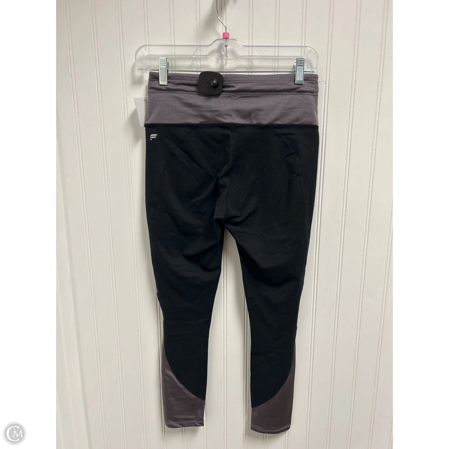Athletic Leggings By Fabletics In Black & Purple, Size: S