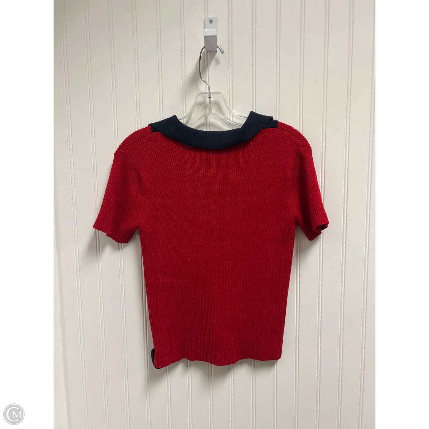 Top Short Sleeve By Liz Sport In Red, Size: S